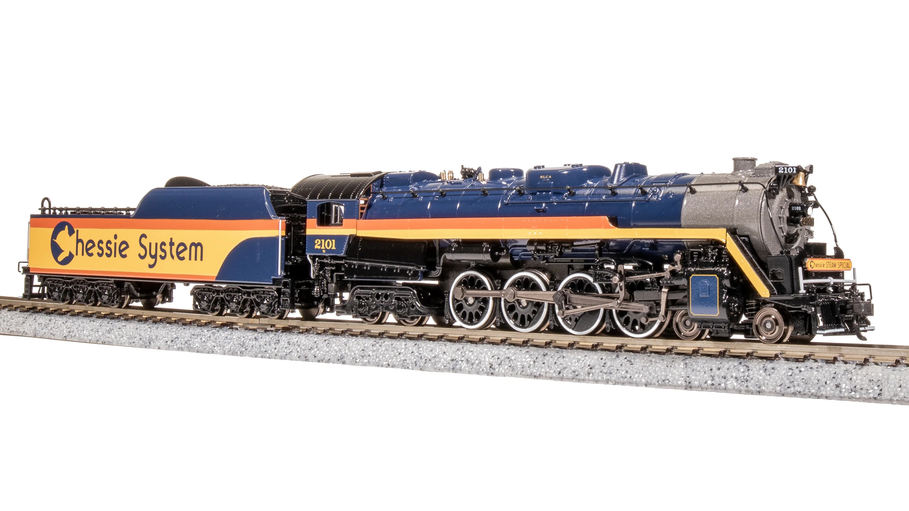 7406 Reading T1 4-8-4, Chessie Steam Special #2101, Paragon4 Sound/DC/DCC, Smoke, N - Image 7
