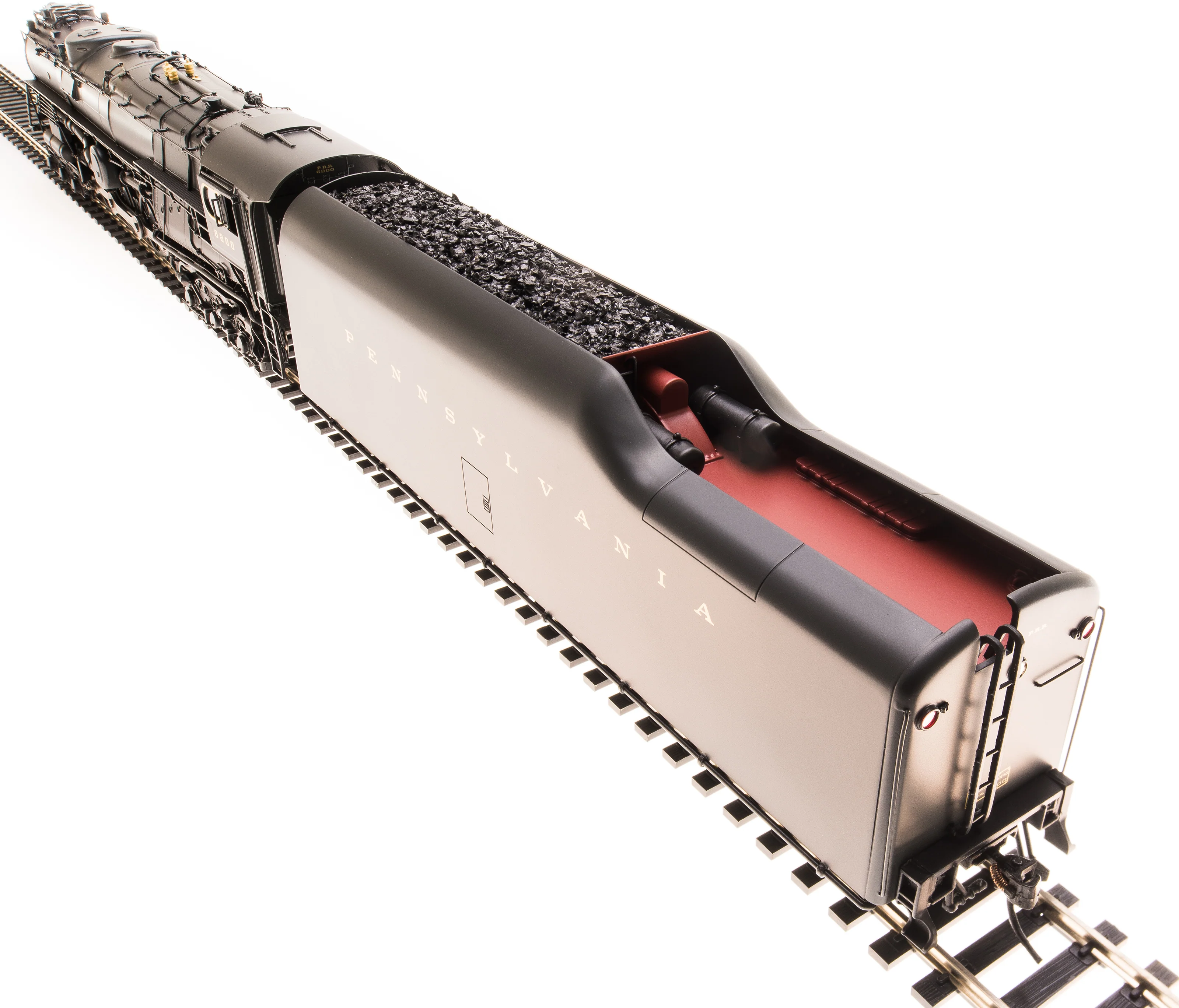 6184 PRR S2 6-8-6 Turbine #6200, as-built version, Paragon4 Sound/DC/DCC, Smoke, HO - Image 3