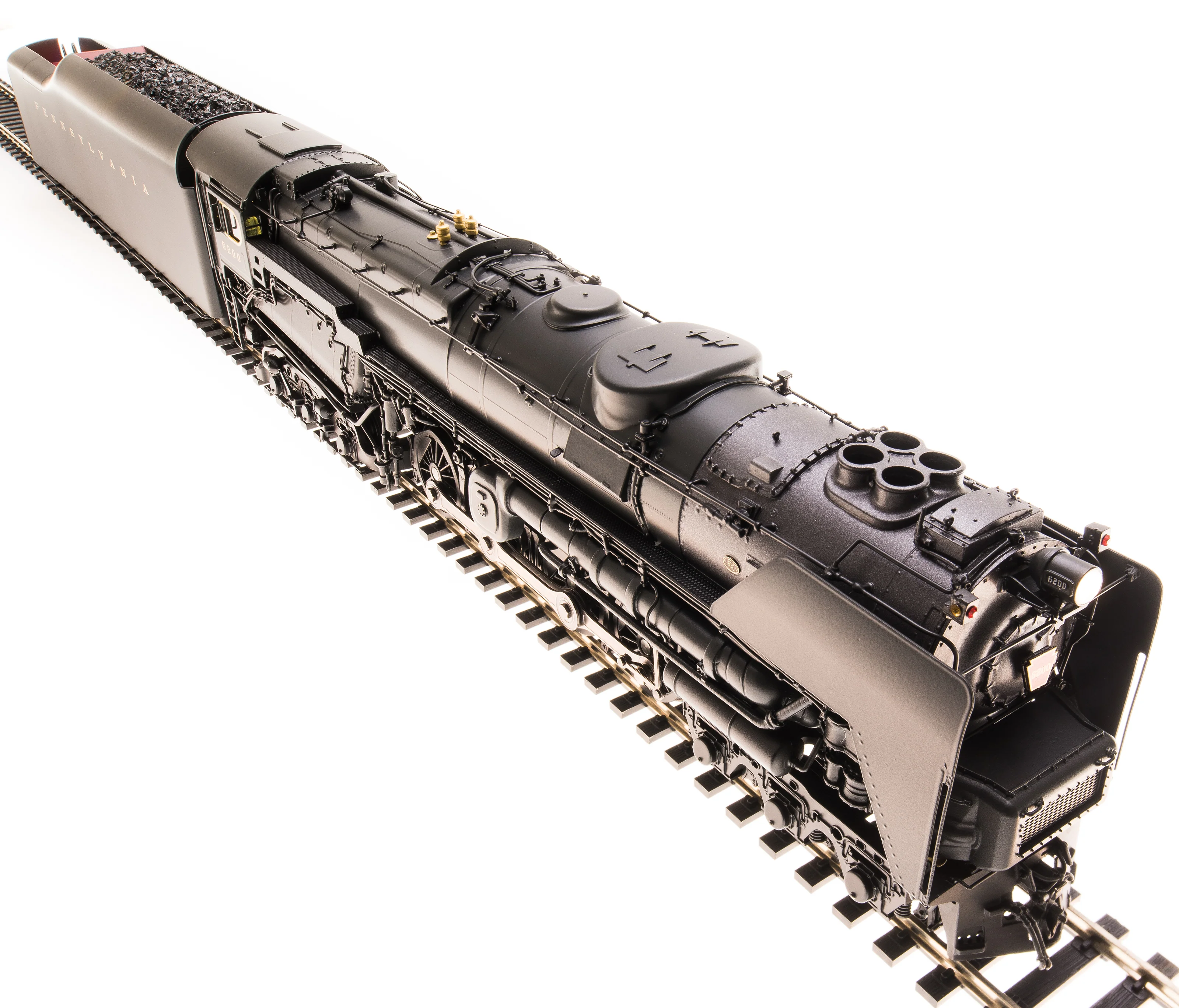 6186 PRR S2 6-8-6 Turbine #6200, with large smoke deflectors, Paragon4 Sound/DC/DCC, Smoke, HO - Image 4