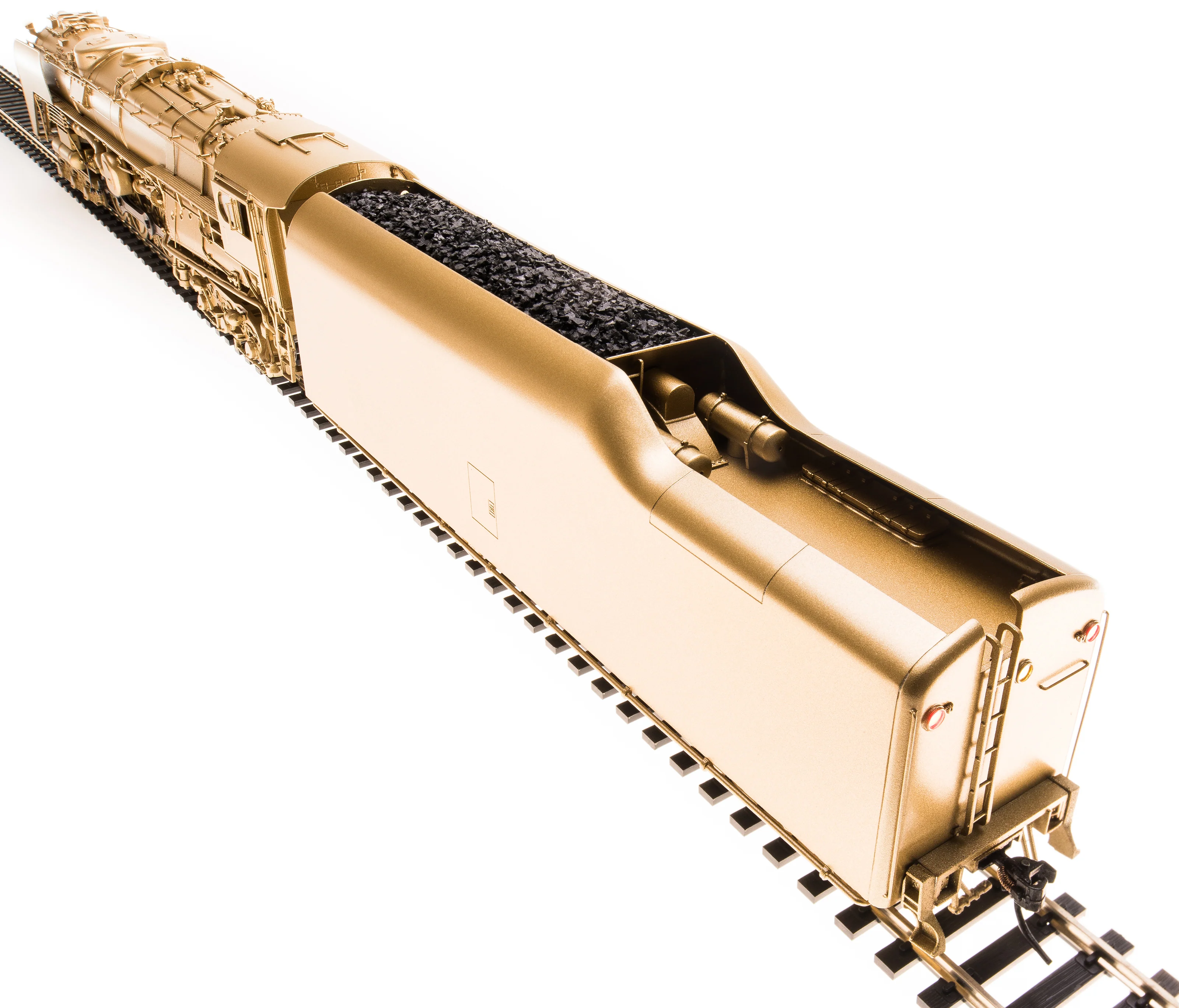 6187 PRR S2 6-8-6 Turbine, Unlettered, Painted Brass, w/ Large Smoke Deflectors, Paragon4 Sound/DC/DCC, Smoke, HO - Image 3