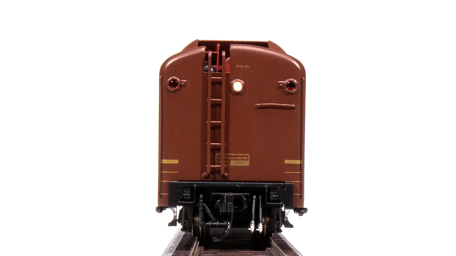 6188 PRR S2 6-8-6 Turbine #6200, Tuscan Red w/ 5-Stripes, w/ Large Smoke Deflectors, Paragon4 Sound/DC/DCC, Smoke, HO (Fantasy Paint Scheme) - Image 13
