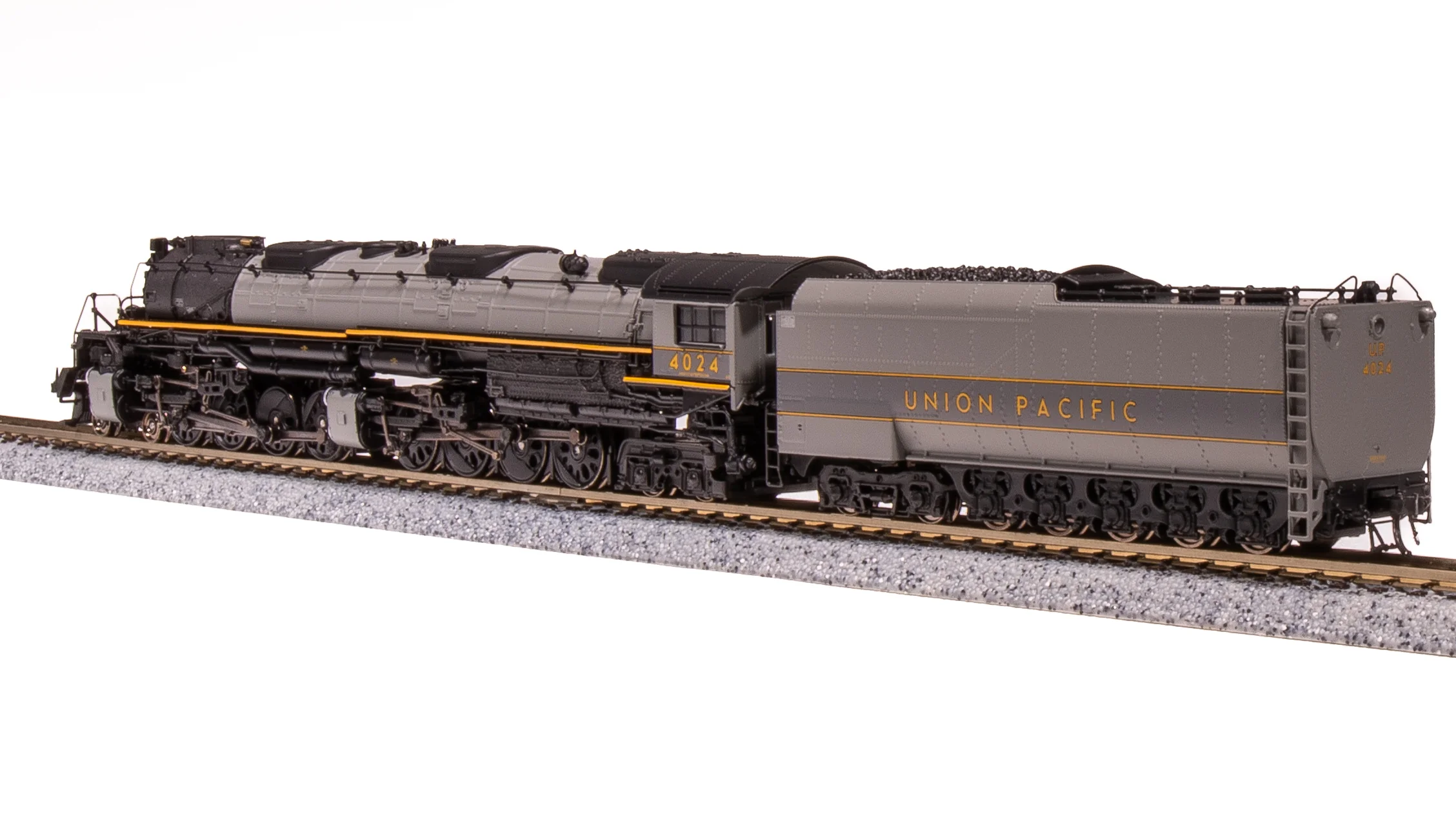 7238 UP Big Boy #4023, Two-Tone Gray w/ Aluminum, Wilson Aftercooler, 25-C-400 Coal Tender, Paragon4 Sound/DC/DCC, Smoke, N (Fantasy Paint Scheme) - Image 14