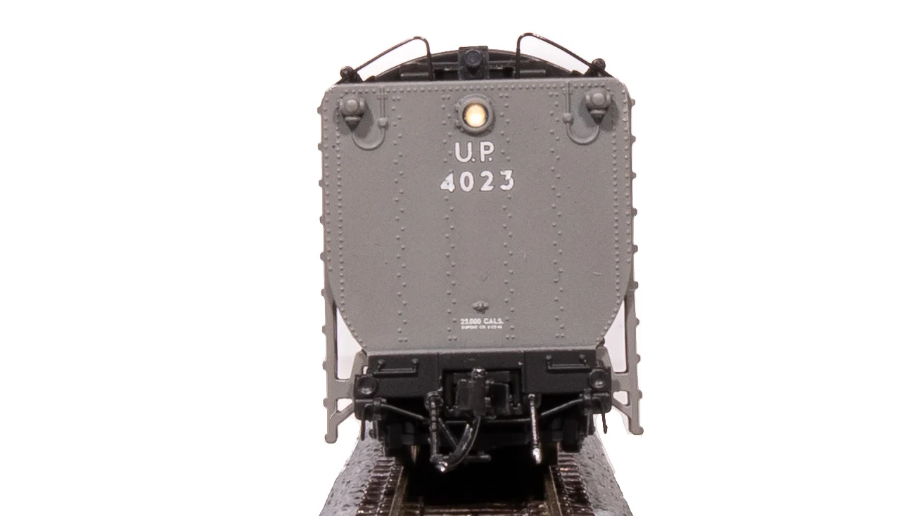 7238 UP Big Boy #4023, Two-Tone Gray w/ Aluminum, Wilson Aftercooler, 25-C-400 Coal Tender, Paragon4 Sound/DC/DCC, Smoke, N (Fantasy Paint Scheme) - Image 6