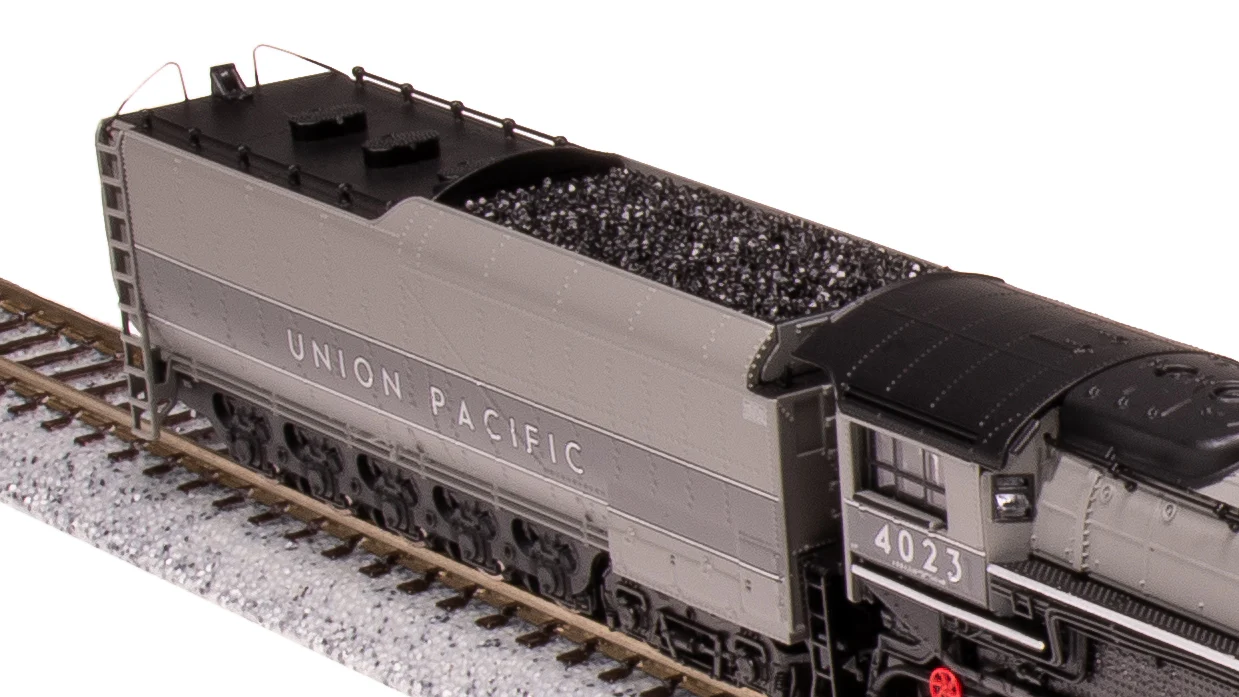 7238 UP Big Boy #4023, Two-Tone Gray w/ Aluminum, Wilson Aftercooler, 25-C-400 Coal Tender, Paragon4 Sound/DC/DCC, Smoke, N (Fantasy Paint Scheme) - Image 9