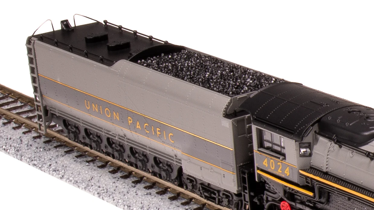 7239 UP Big Boy #4024, Two-Tone Gray w/ Yellow, Wilson Aftercooler, 25-C-400 Coal Tender, Paragon4 Sound/DC/DCC, Smoke, N (Fantasy Paint Scheme) - Image 10