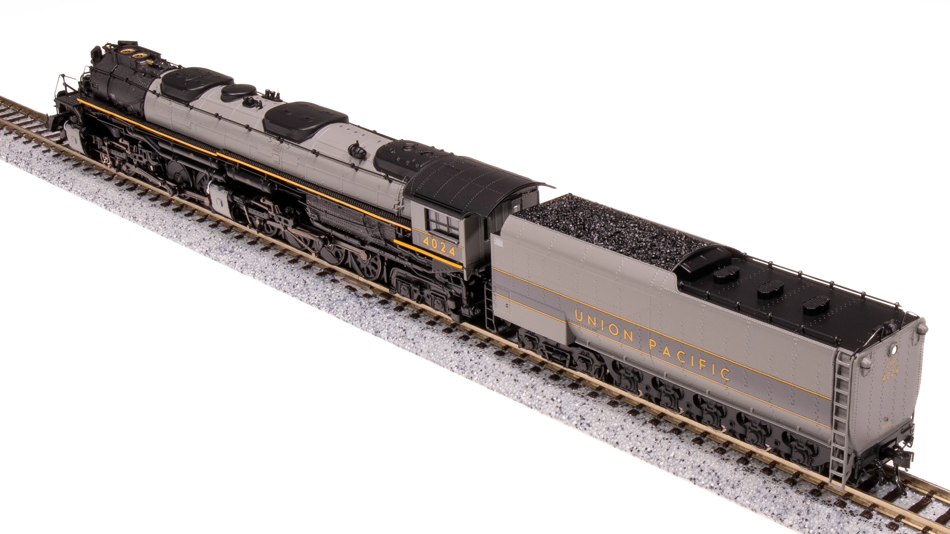 7239 UP Big Boy #4024, Two-Tone Gray w/ Yellow, Wilson Aftercooler, 25-C-400 Coal Tender, Paragon4 Sound/DC/DCC, Smoke, N (Fantasy Paint Scheme) - Image 11
