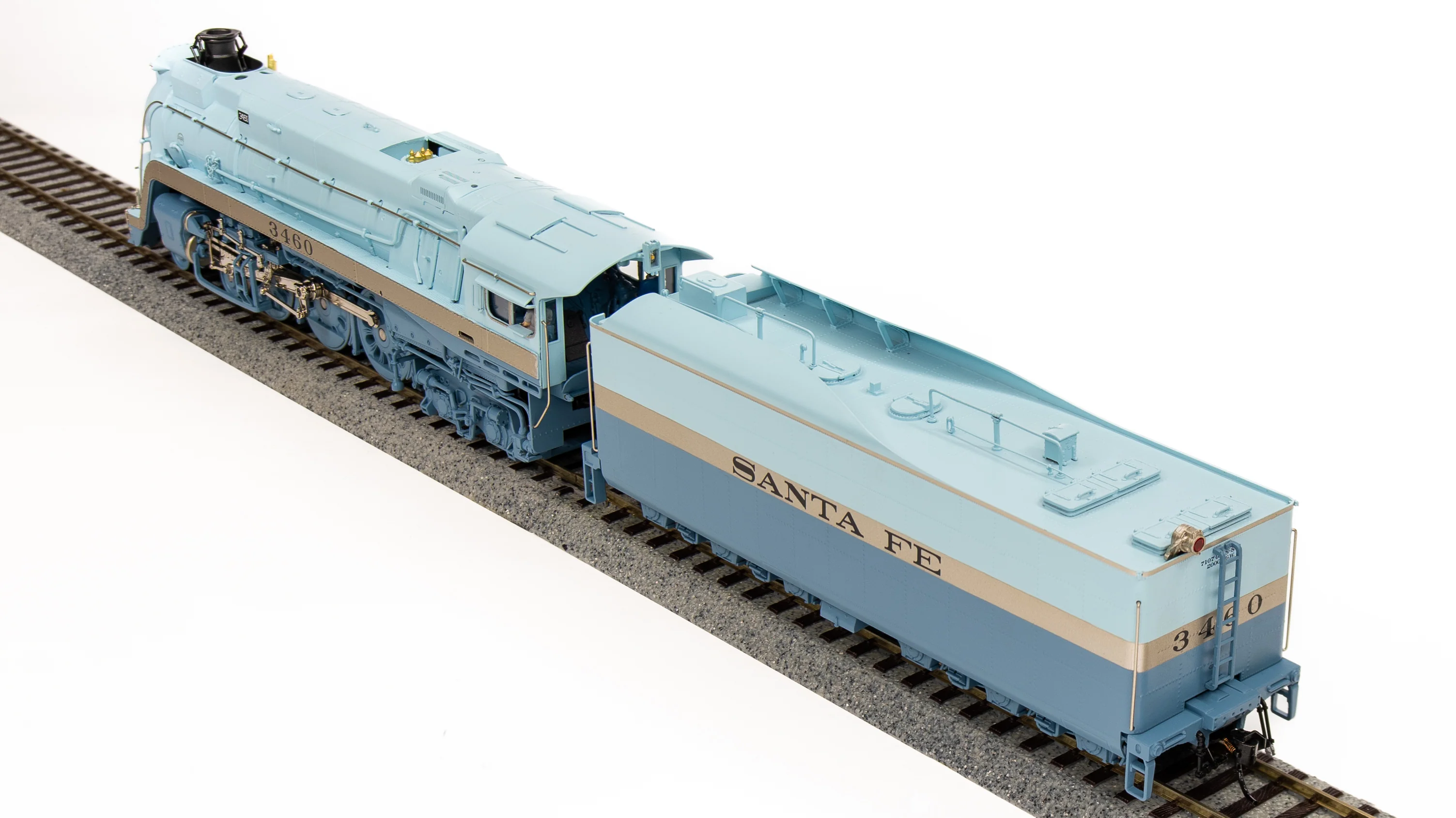 7355 ATSF Blue Goose, #3460, 1951 - 1953 Appearance, Paragon4 Sound/DC/DCC, Smoke, HO - Image 6