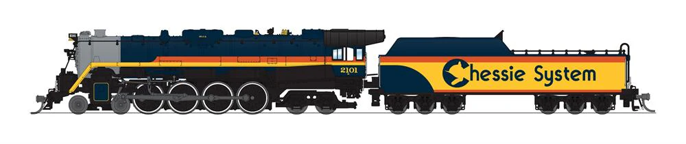 7406 Reading T1 4-8-4, Chessie Steam Special #2101, Paragon4 Sound/DC/DCC, Smoke, N - Image 11