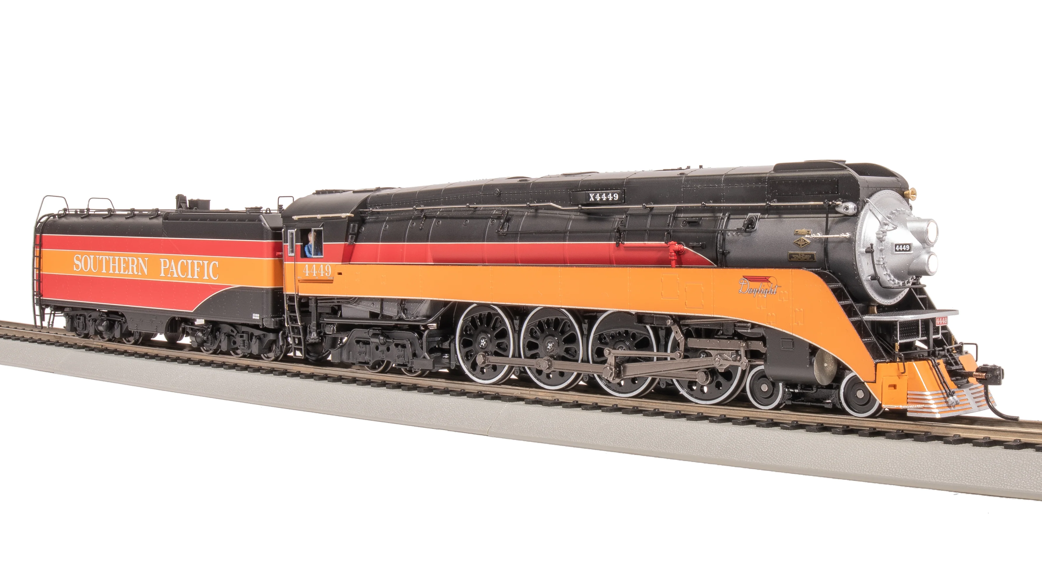 7611 Southern Pacific GS-4, #4449, 1981-2000 Excursion, Daylight Paint, Paragon4 Sound/DC/DCC, Smoke, HO - Image 7