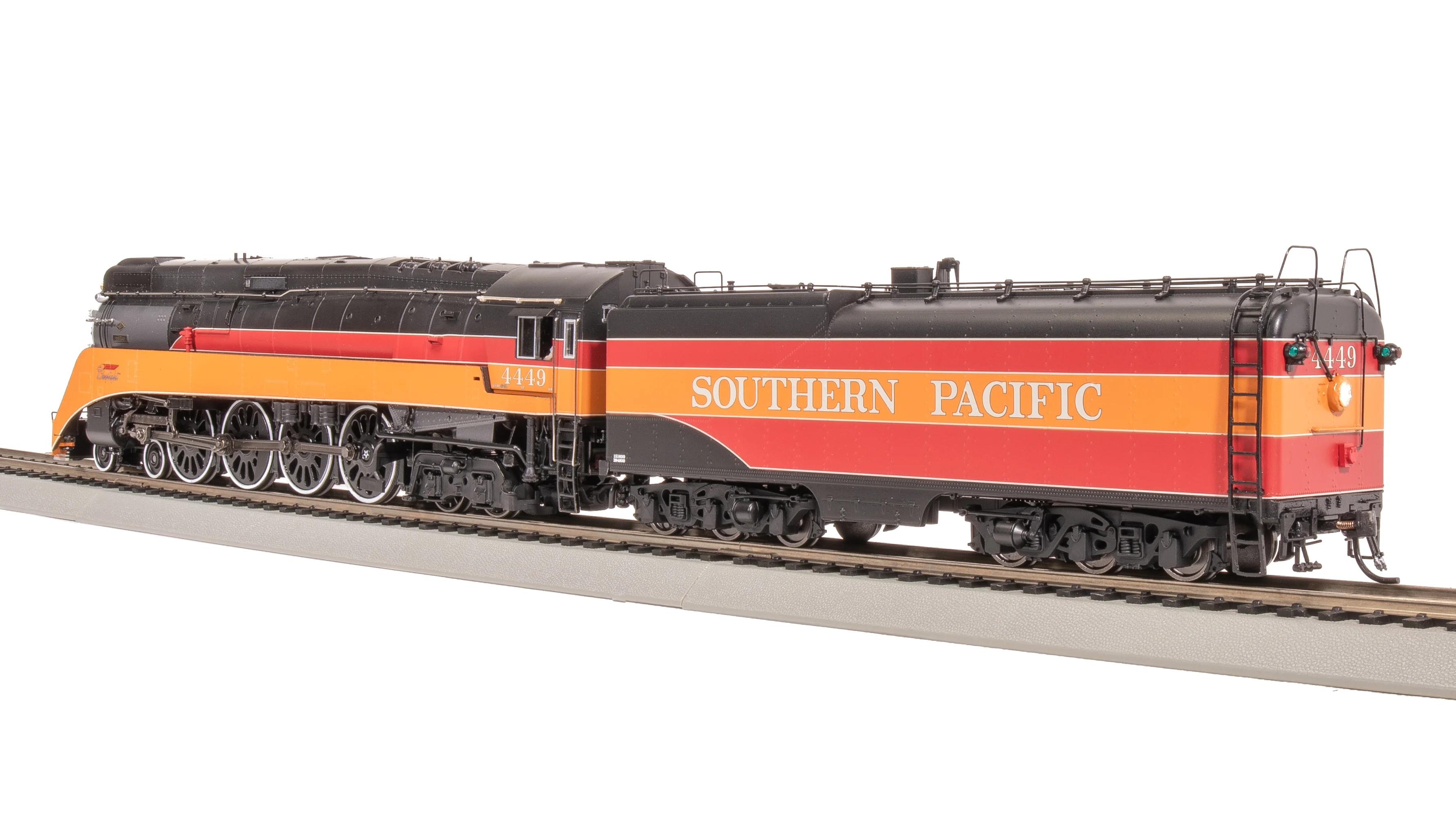 7611 Southern Pacific GS-4, #4449, 1981-2000 Excursion, Daylight Paint, Paragon4 Sound/DC/DCC, Smoke, HO - Image 8
