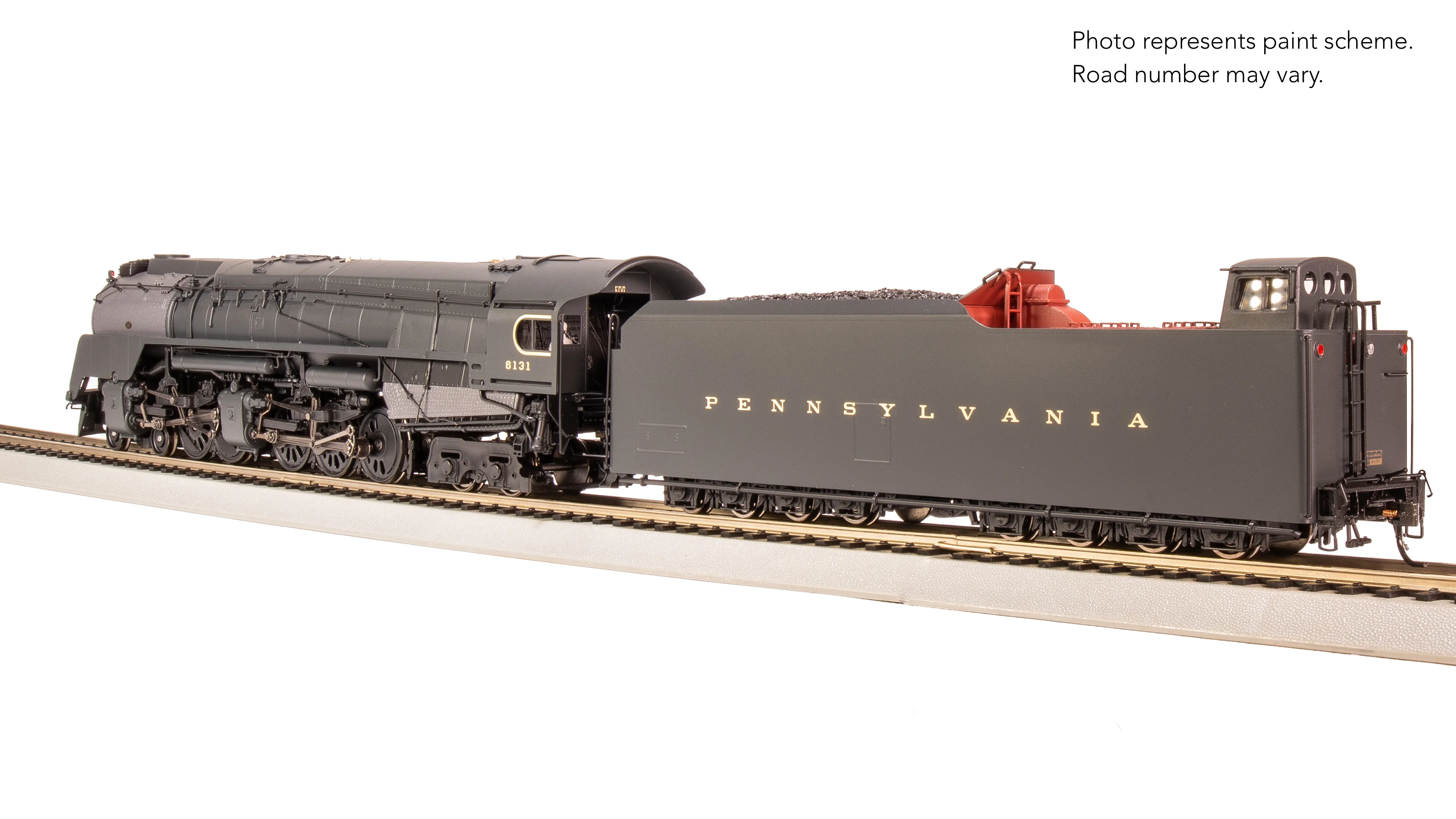 7800 PRR Q2 Duplex, 4-4-6-4, #6131, Prototype Version, 18,000 gallon tender, Paragon4 Sound/DC/DCC, Smoke, HO - Image 20