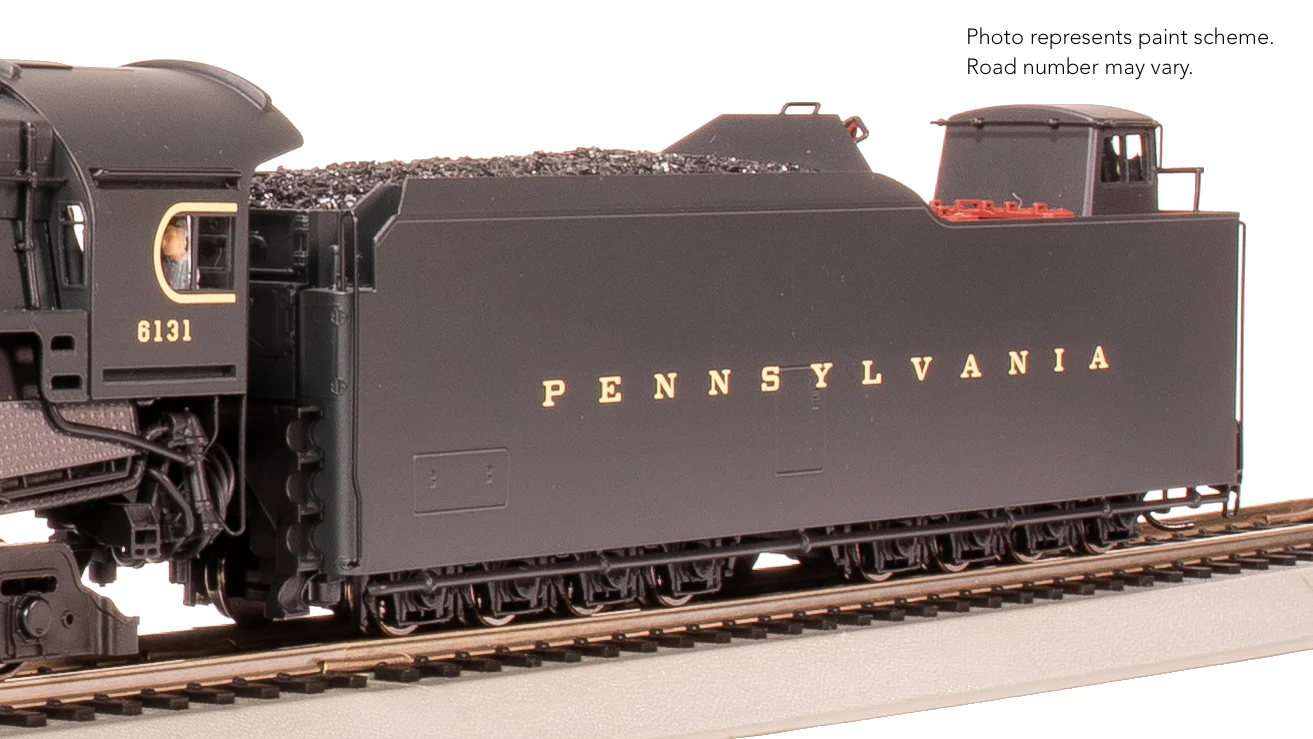 7800 PRR Q2 Duplex, 4-4-6-4, #6131, Prototype Version, 18,000 gallon tender, Paragon4 Sound/DC/DCC, Smoke, HO - Image 9