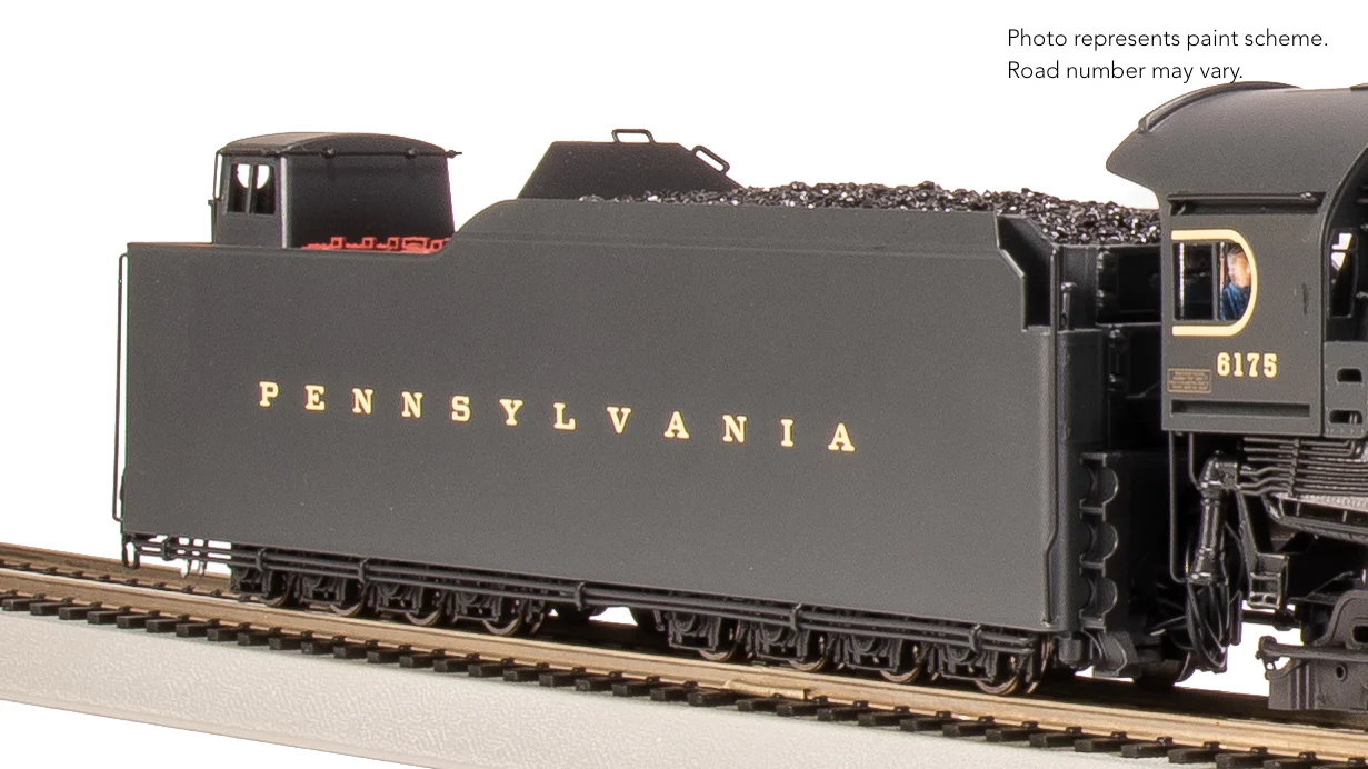 7801 PRR Q2 Duplex, 4-4-6-4, #6175, Production Version, 18,000 gallon tender, Paragon4 Sound/DC/DCC, Smoke, HO - Image 19