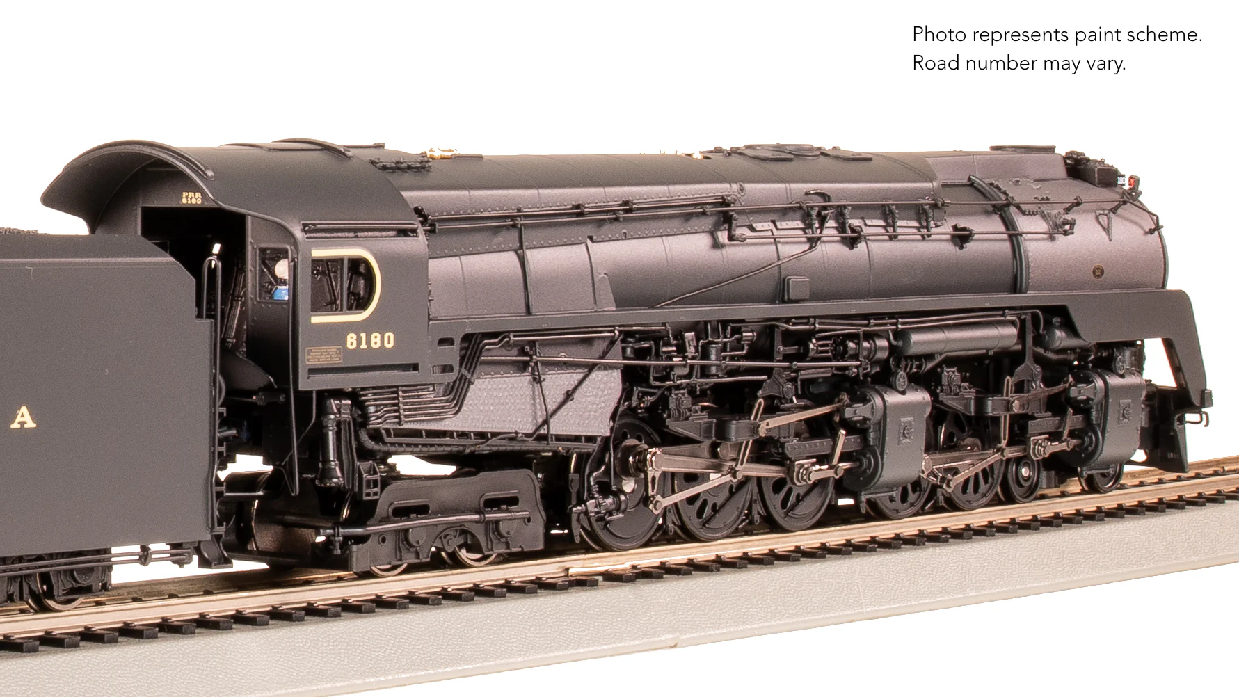 7802 PRR Q2 Duplex, 4-4-6-4, #6180, Production Version, 18,000 gallon tender, Paragon4 Sound/DC/DCC, Smoke, HO - Image 12