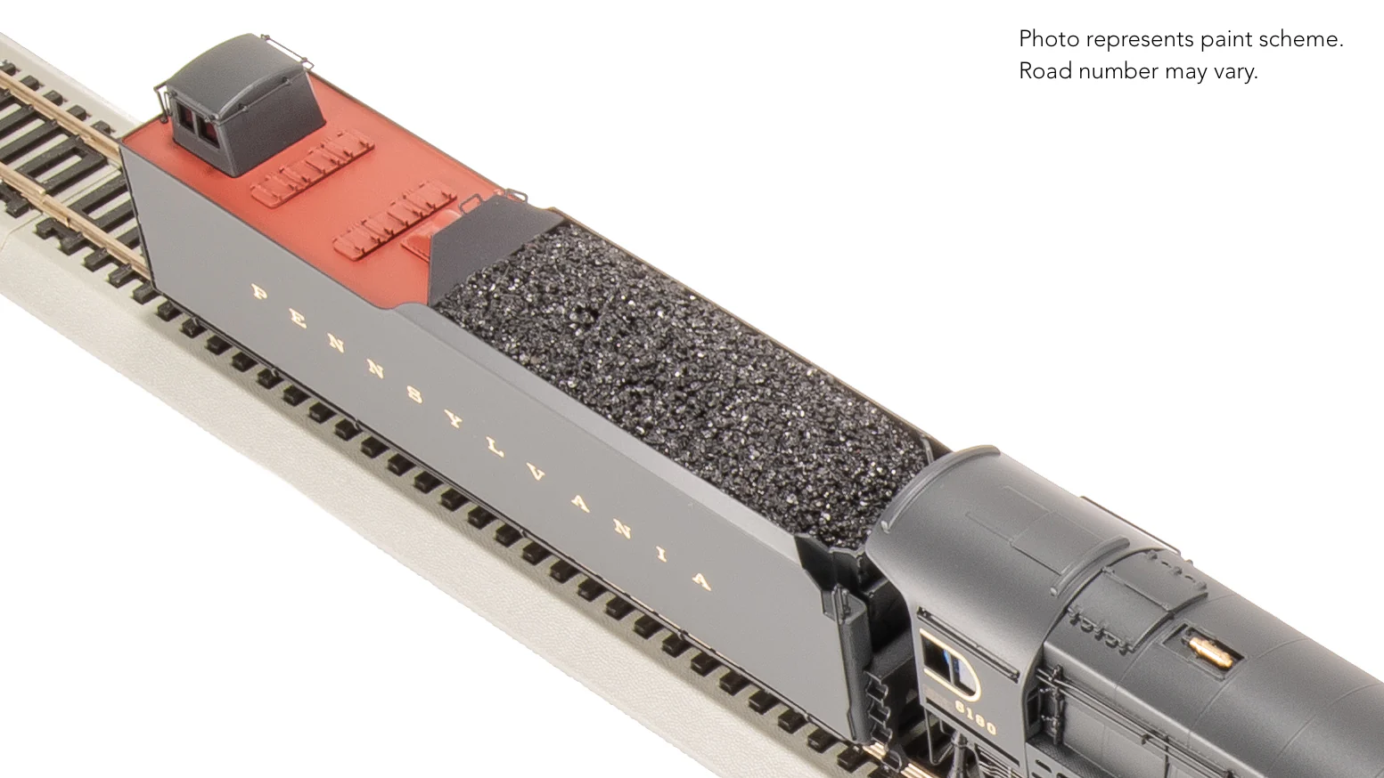 7802 PRR Q2 Duplex, 4-4-6-4, #6180, Production Version, 18,000 gallon tender, Paragon4 Sound/DC/DCC, Smoke, HO - Image 25