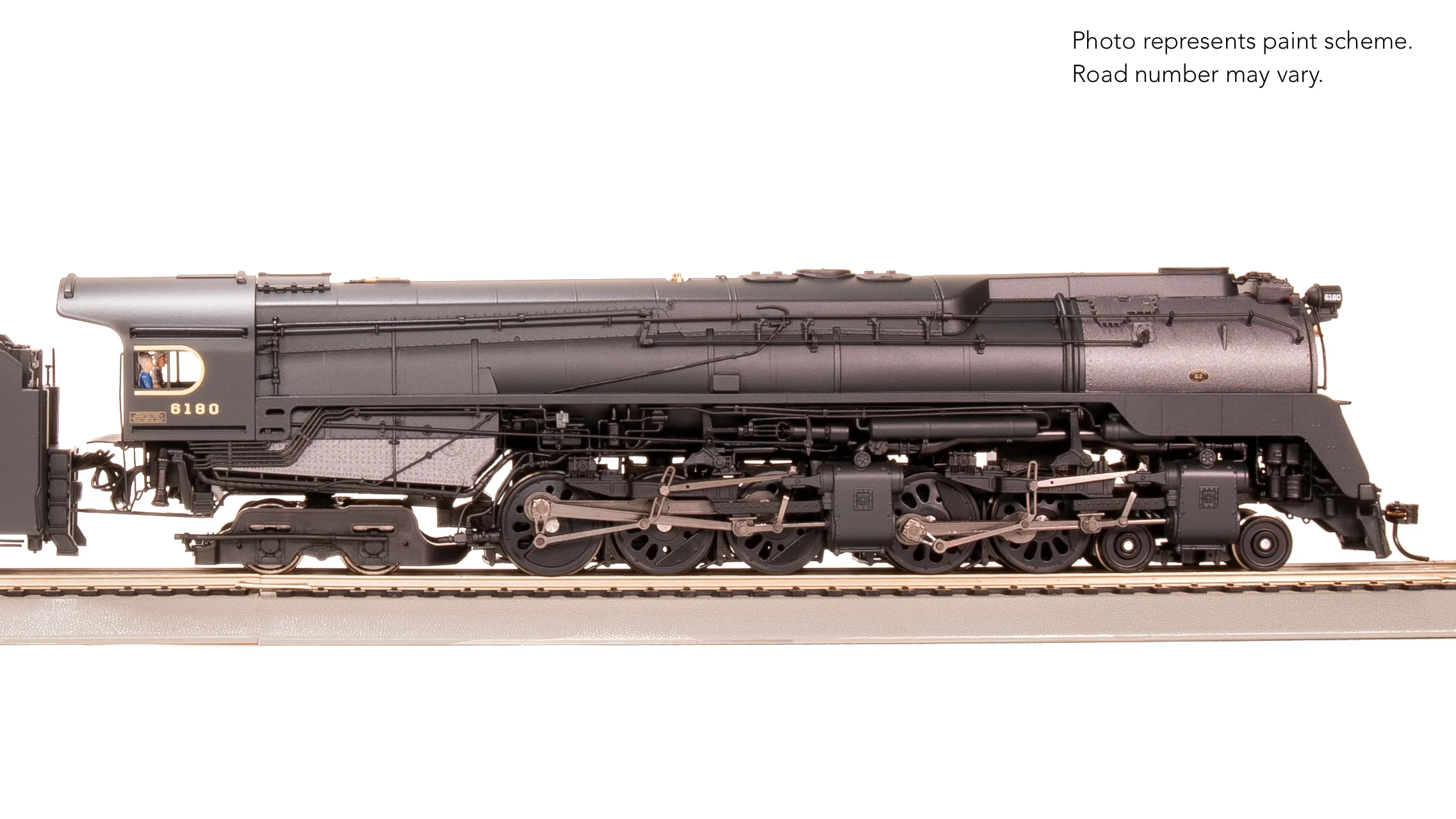 7802 PRR Q2 Duplex, 4-4-6-4, #6180, Production Version, 18,000 gallon tender, Paragon4 Sound/DC/DCC, Smoke, HO - Image 5