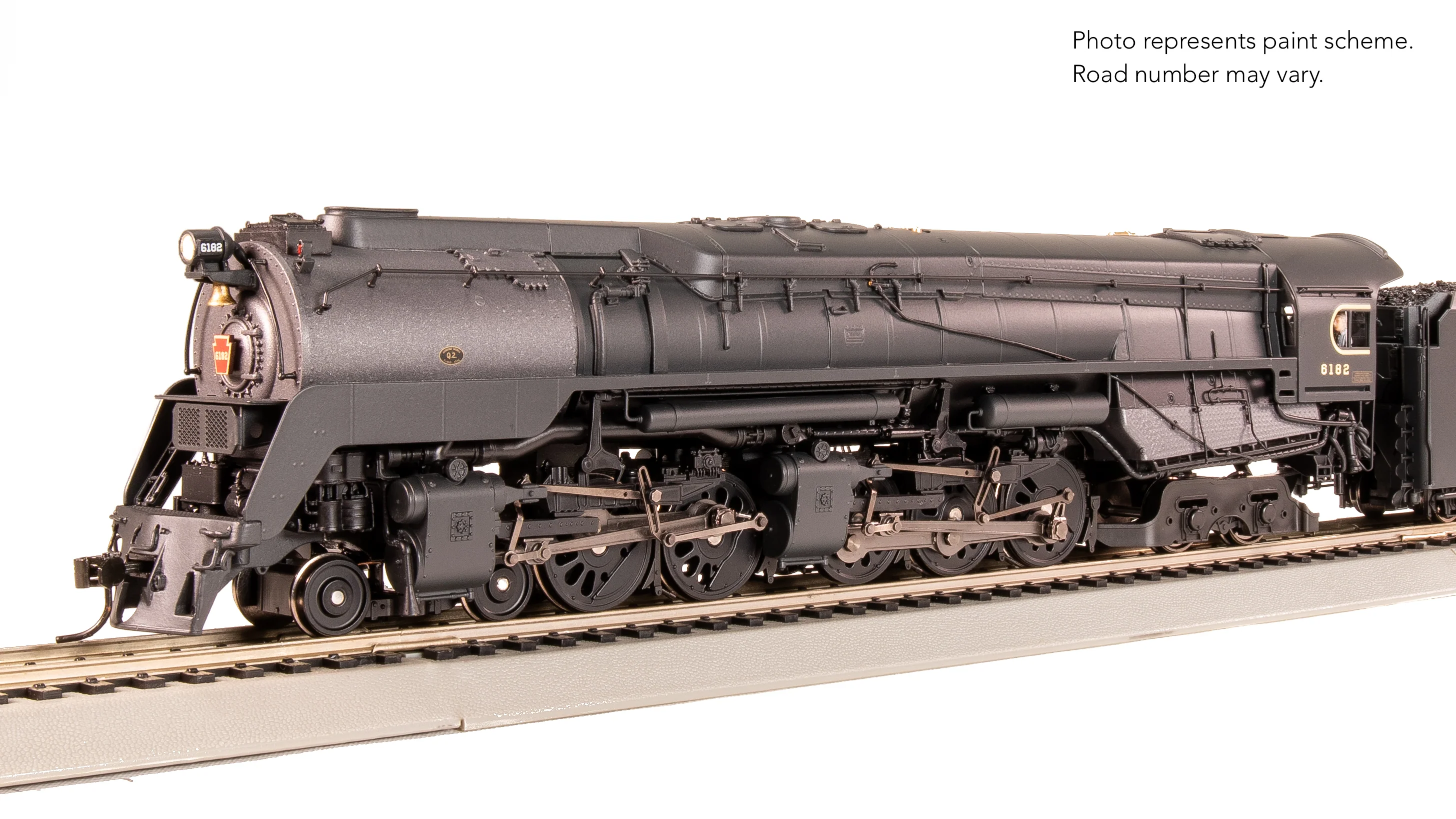7803 PRR Q2 Duplex, 4-4-6-4, #6182, Production Version, 18,000 gallon tender, Paragon4 Sound/DC/DCC, Smoke, HO - Image 8