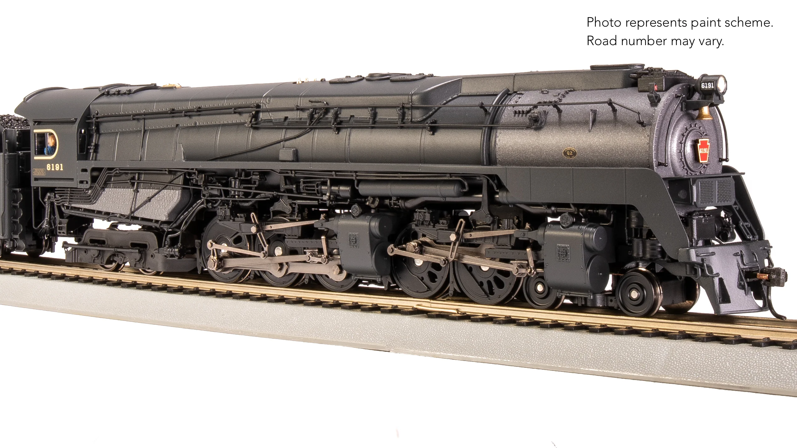 7804 PRR Q2 Duplex, 4-4-6-4, #6191, Production Version, 18,000 gallon tender, Paragon4 Sound/DC/DCC, Smoke, HO - Image 18