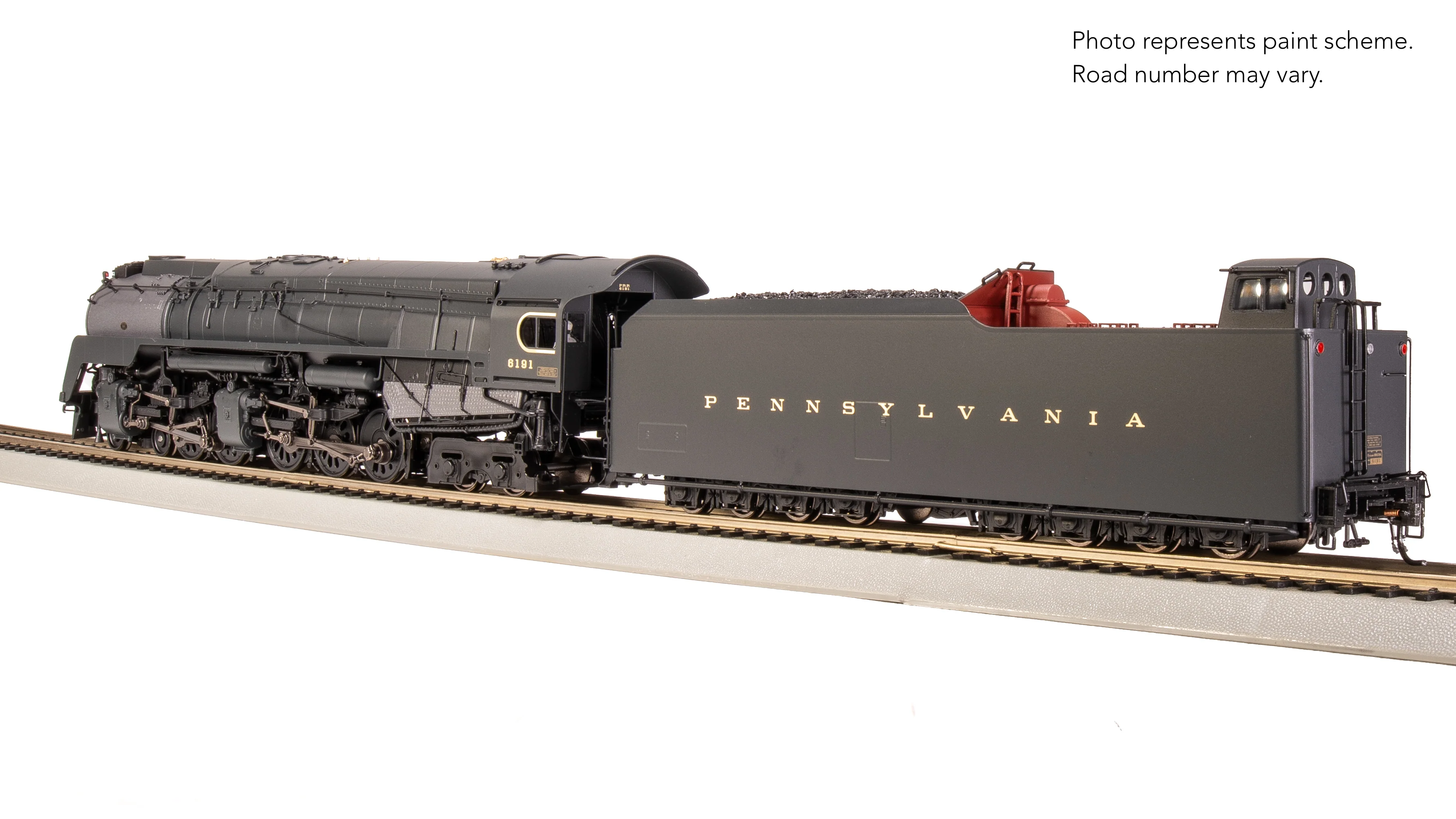 7804 PRR Q2 Duplex, 4-4-6-4, #6191, Production Version, 18,000 gallon tender, Paragon4 Sound/DC/DCC, Smoke, HO - Image 20