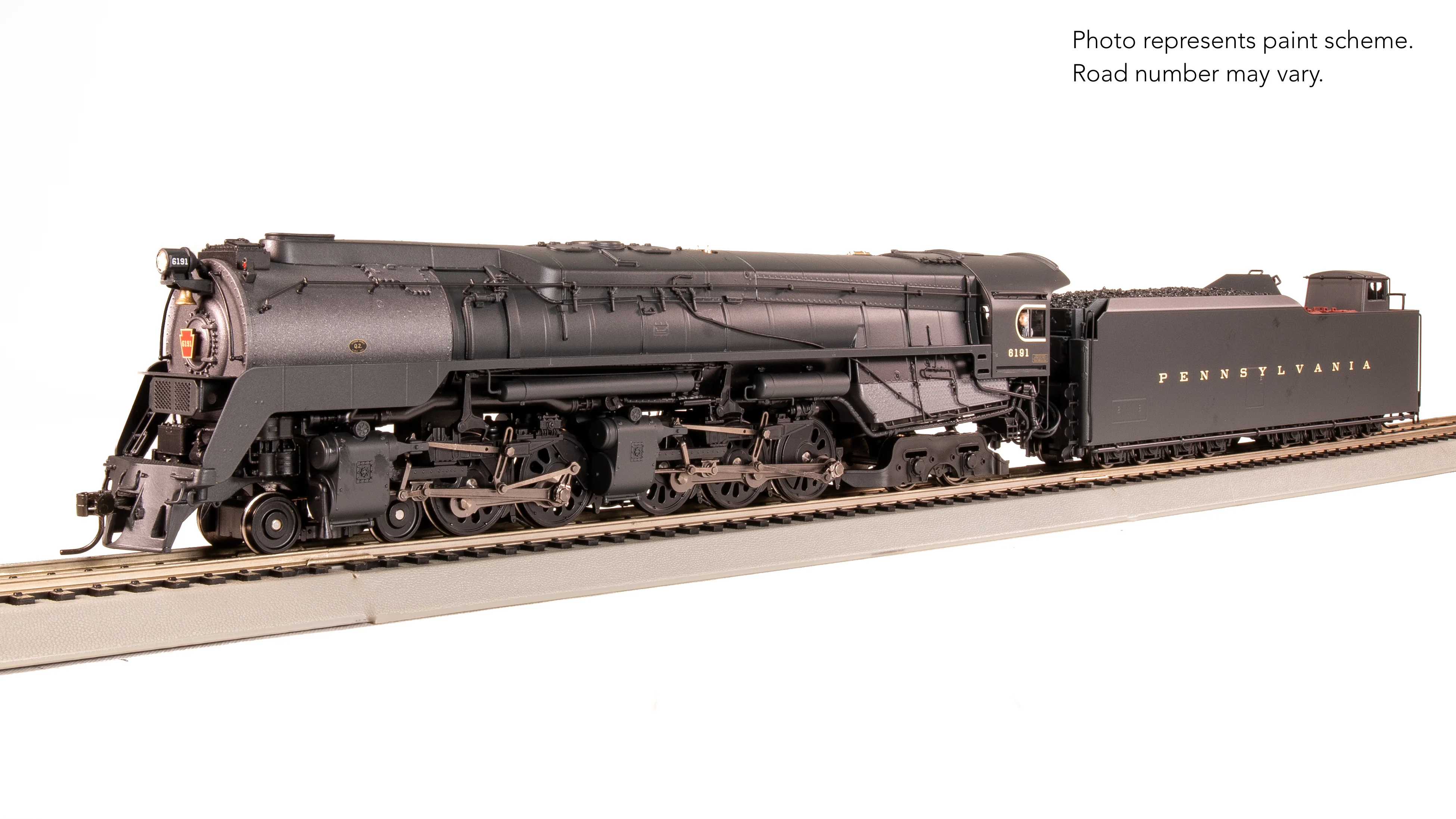 7804 PRR Q2 Duplex, 4-4-6-4, #6191, Production Version, 18,000 gallon tender, Paragon4 Sound/DC/DCC, Smoke, HO - Image 7