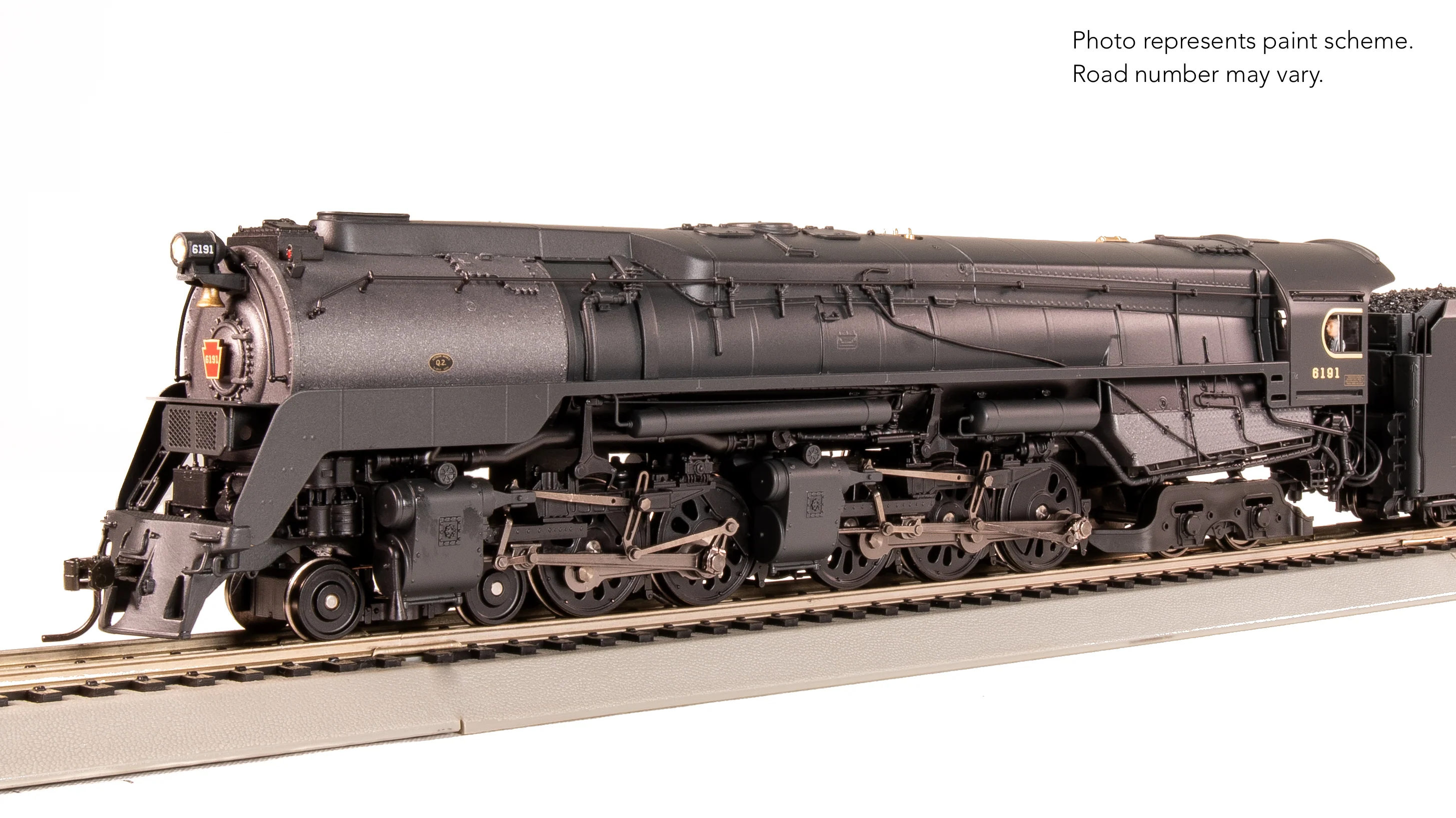 7804 PRR Q2 Duplex, 4-4-6-4, #6191, Production Version, 18,000 gallon tender, Paragon4 Sound/DC/DCC, Smoke, HO - Image 8