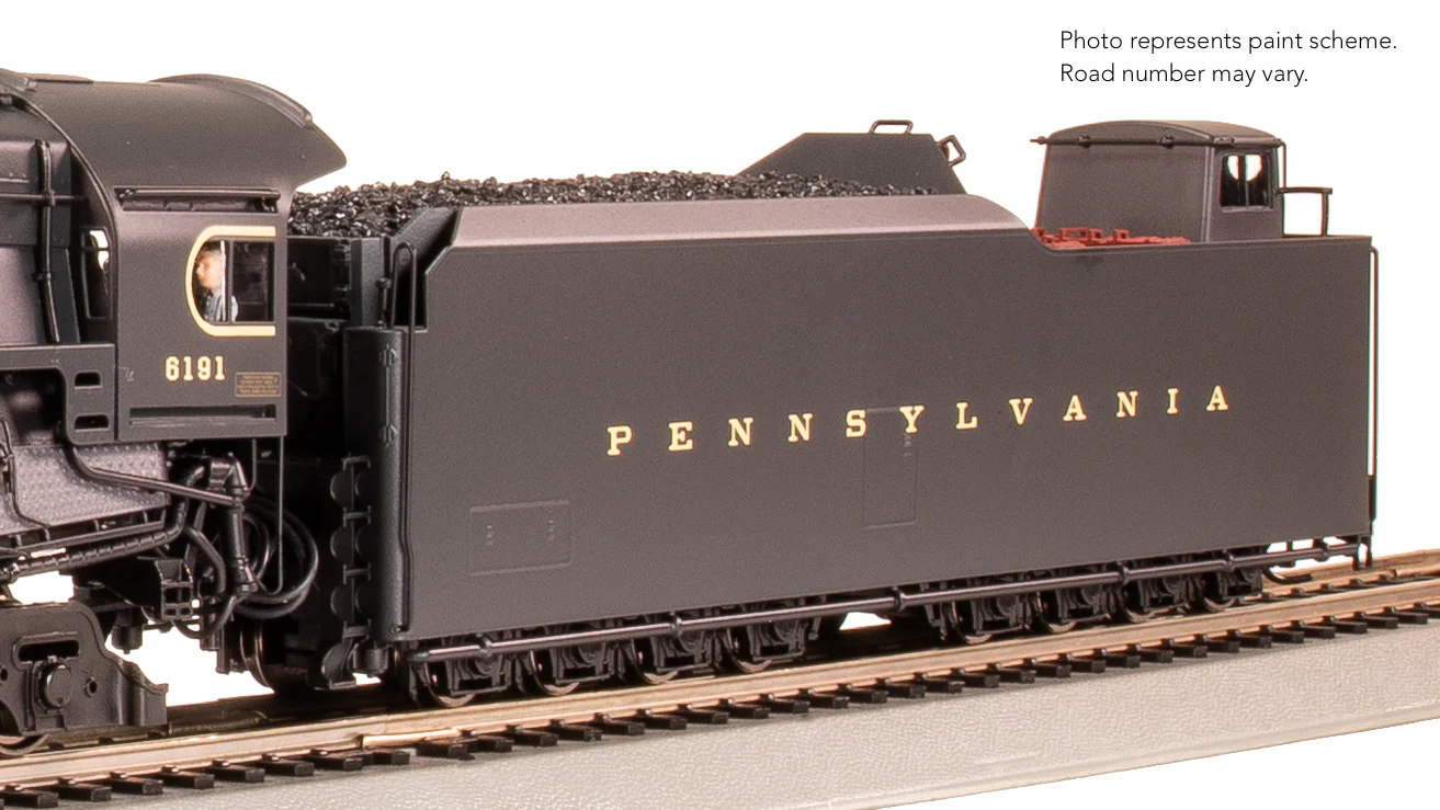 7804 PRR Q2 Duplex, 4-4-6-4, #6191, Production Version, 18,000 gallon tender, Paragon4 Sound/DC/DCC, Smoke, HO - Image 9