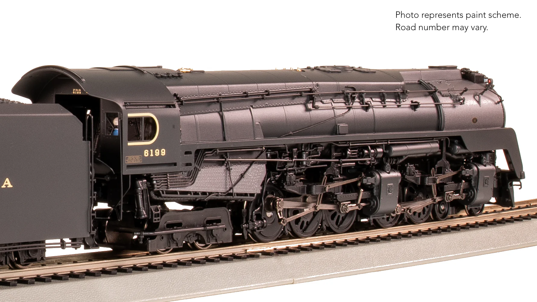 7805 PRR Q2 Duplex, 4-4-6-4, #6199, Production Version, 18,000 gallon tender, Paragon4 Sound/DC/DCC, Smoke, HO - Image 12