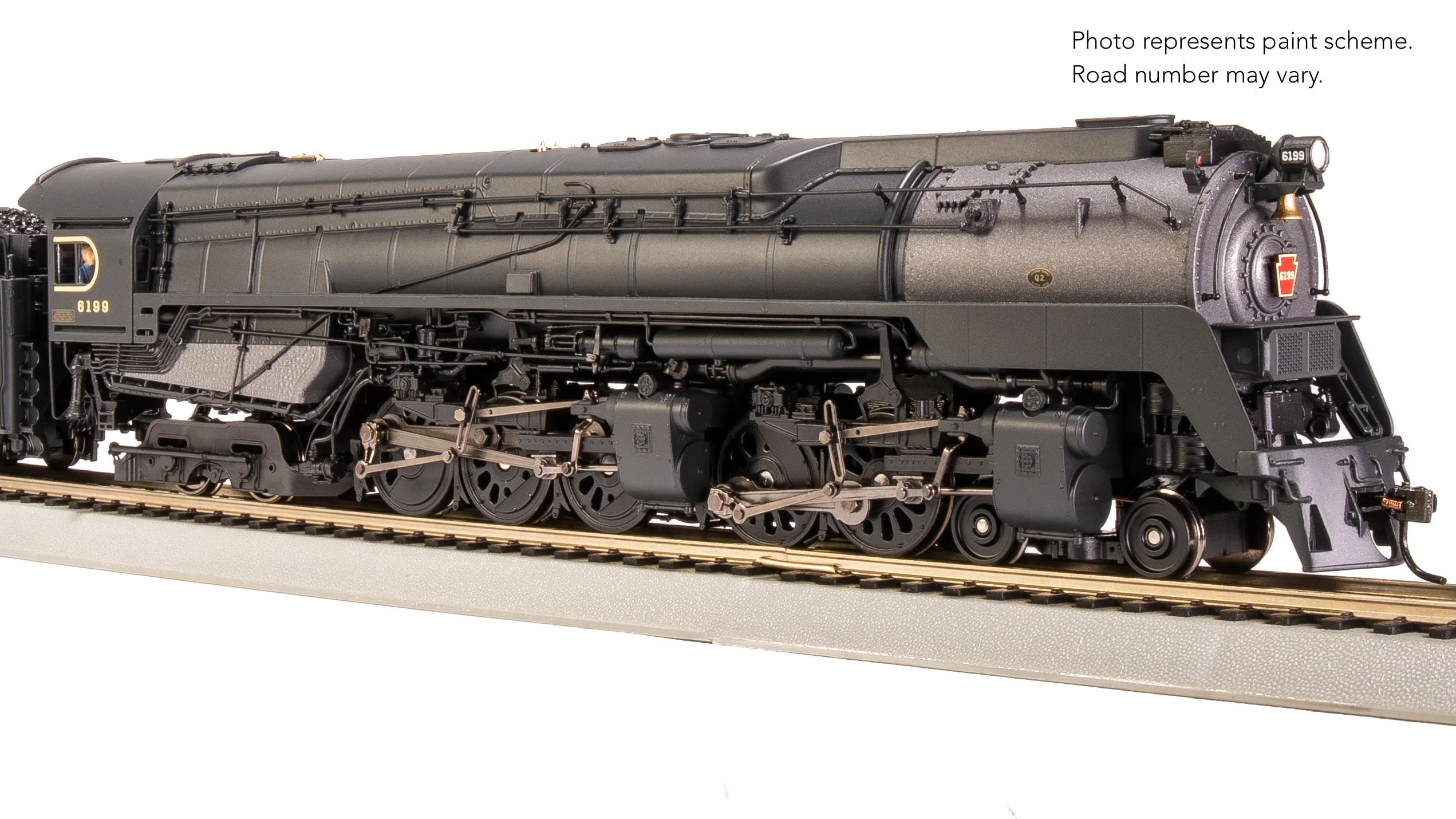 7805 PRR Q2 Duplex, 4-4-6-4, #6199, Production Version, 18,000 gallon tender, Paragon4 Sound/DC/DCC, Smoke, HO - Image 18