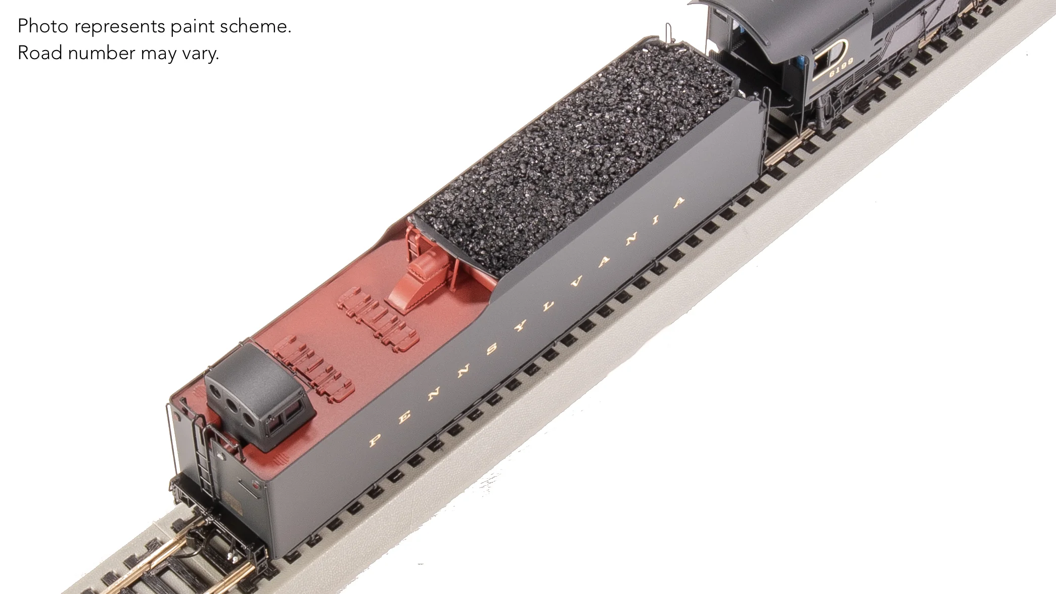 7805 PRR Q2 Duplex, 4-4-6-4, #6199, Production Version, 18,000 gallon tender, Paragon4 Sound/DC/DCC, Smoke, HO - Image 33