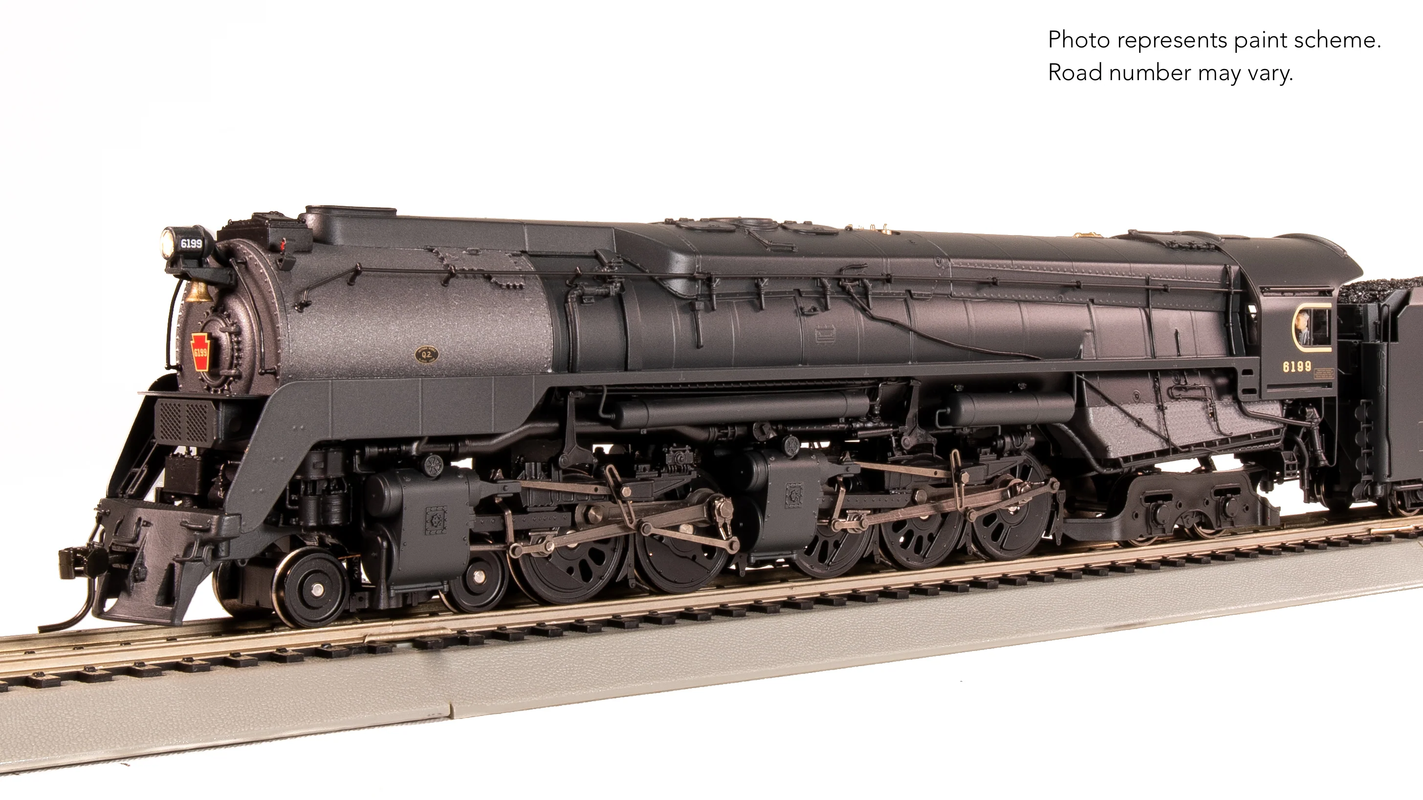 7805 PRR Q2 Duplex, 4-4-6-4, #6199, Production Version, 18,000 gallon tender, Paragon4 Sound/DC/DCC, Smoke, HO - Image 8