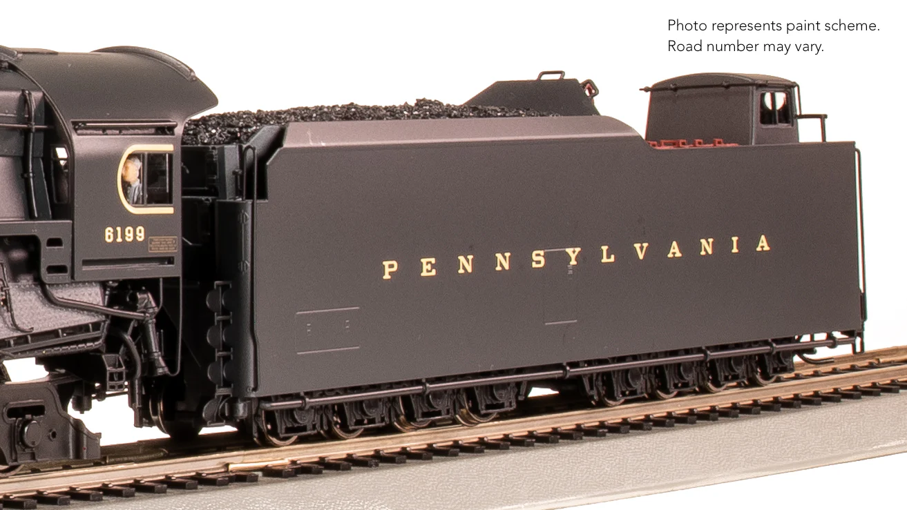 7805 PRR Q2 Duplex, 4-4-6-4, #6199, Production Version, 18,000 gallon tender, Paragon4 Sound/DC/DCC, Smoke, HO - Image 9