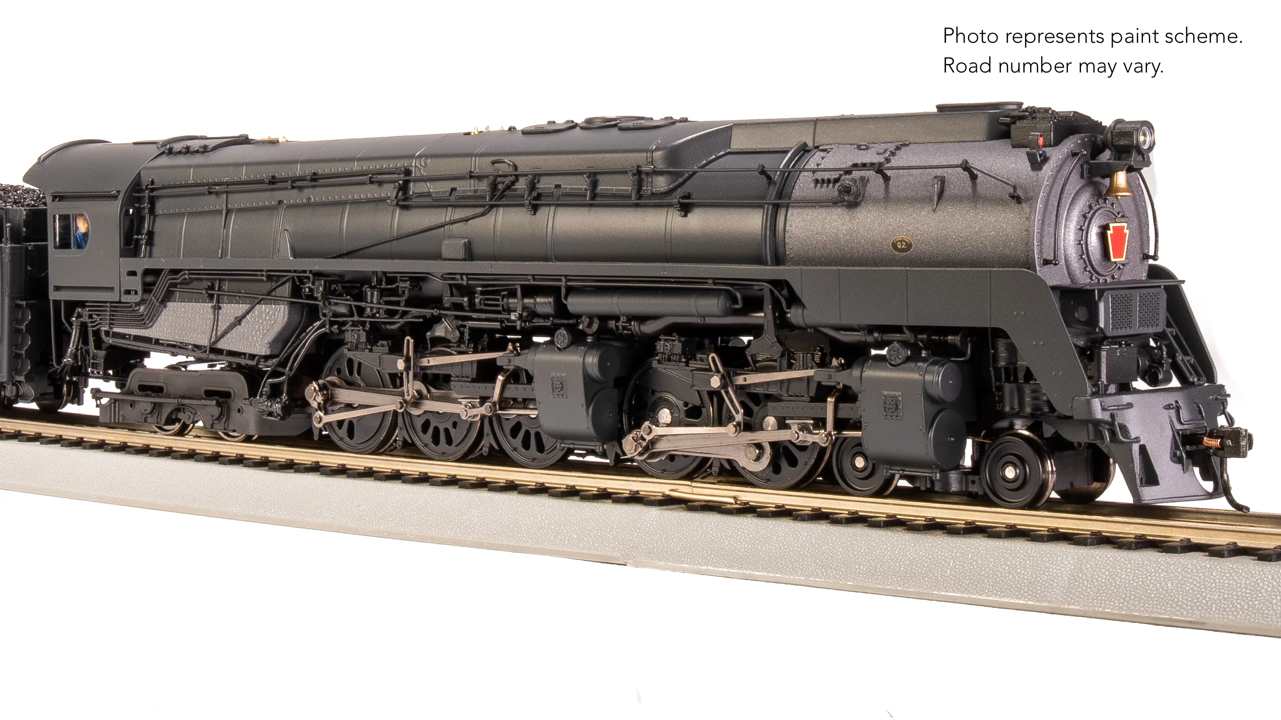 7806 PRR Q2 Duplex, 4-4-6-4, Unlettered, Production Version, 18,000 gallon tender, Paragon4 Sound/DC/DCC, Smoke, HO - Image 18