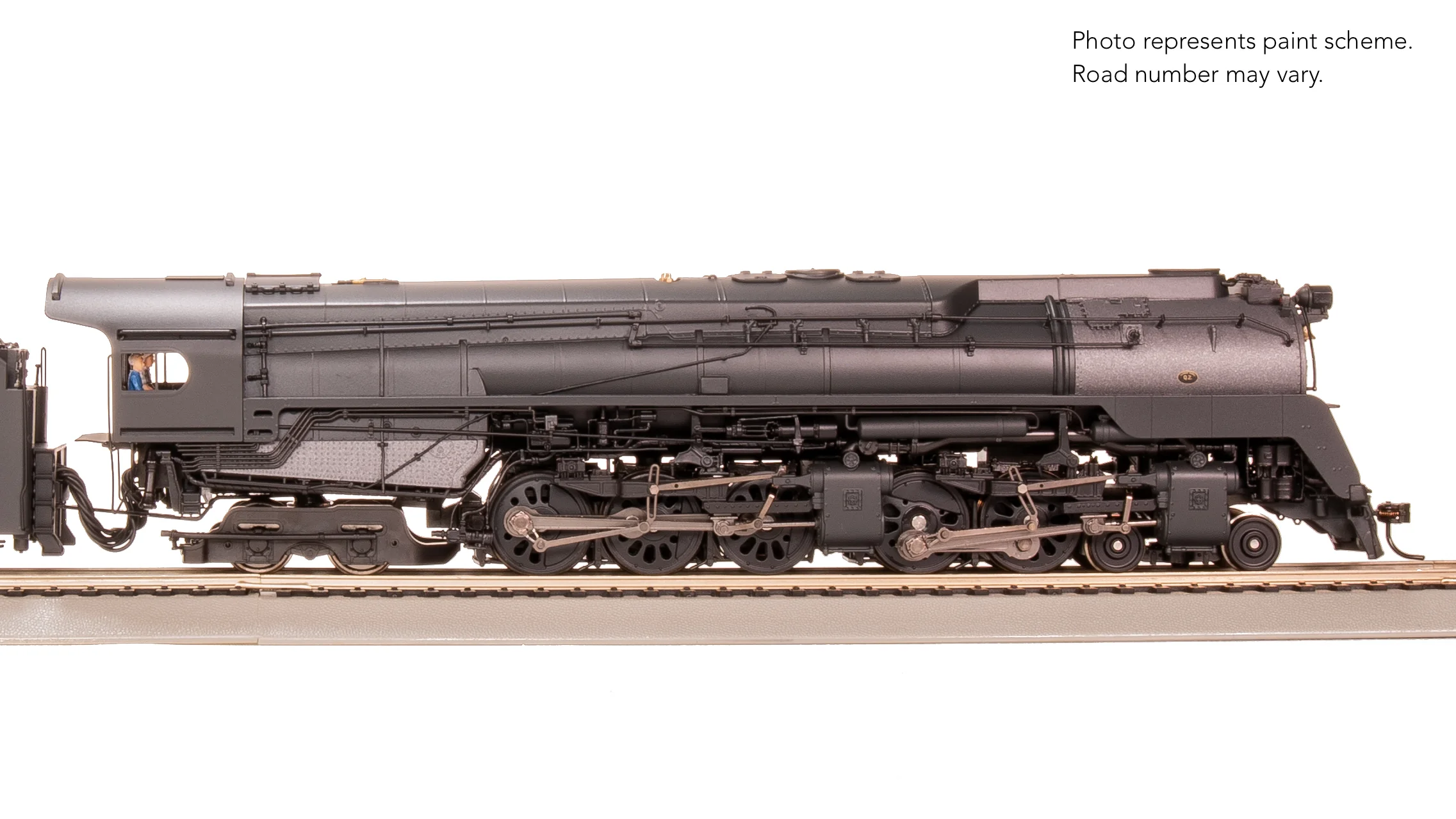 7806 PRR Q2 Duplex, 4-4-6-4, Unlettered, Production Version, 18,000 gallon tender, Paragon4 Sound/DC/DCC, Smoke, HO - Image 5