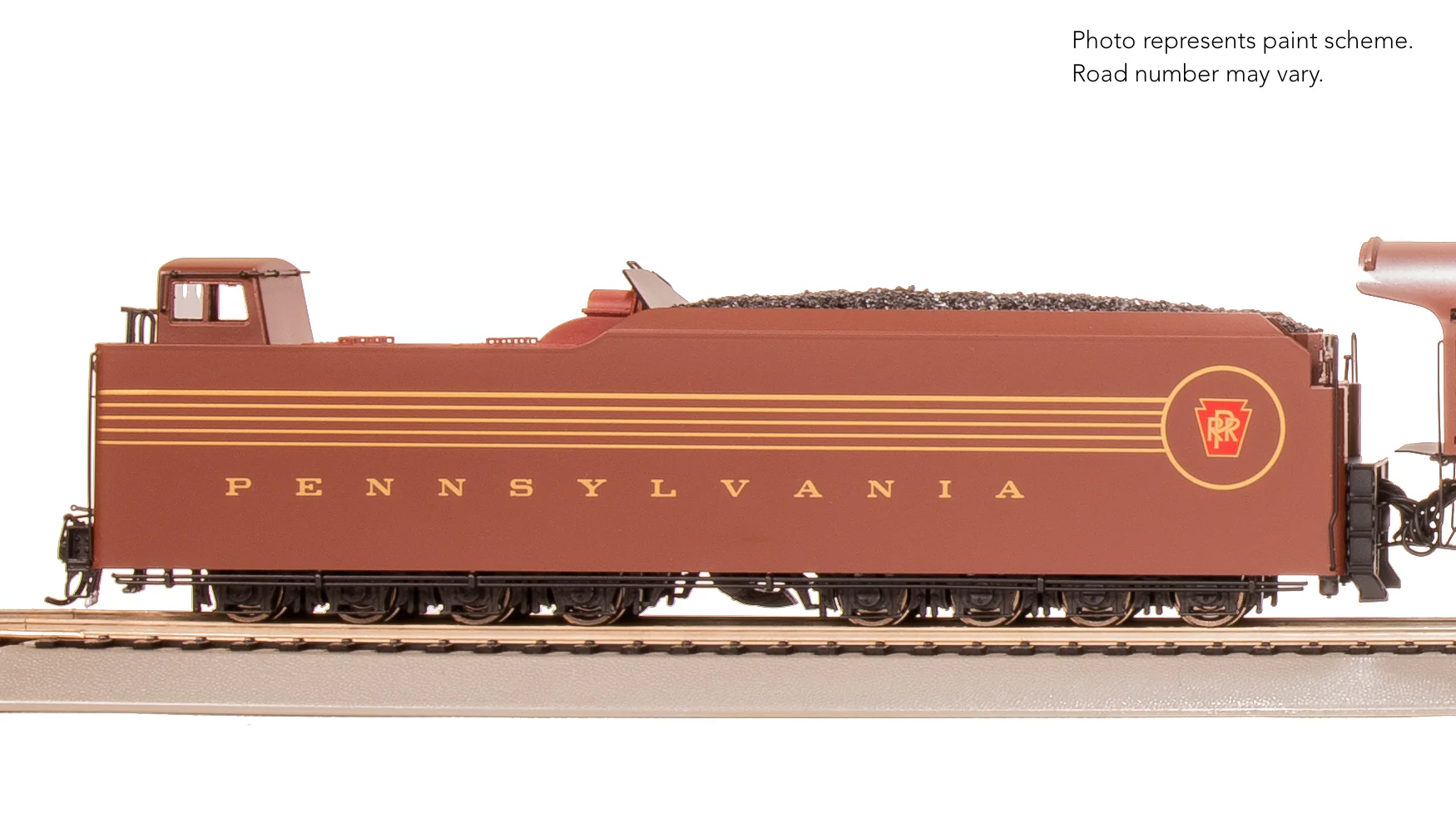 7809 PRR Q2 Duplex 4-4-6-4, #6195, Prototype Version, Tuscan Red 5-Stripe Fantasy Scheme, Paragon4 Sound/DC/DCC, Smoke, HO - Image 6