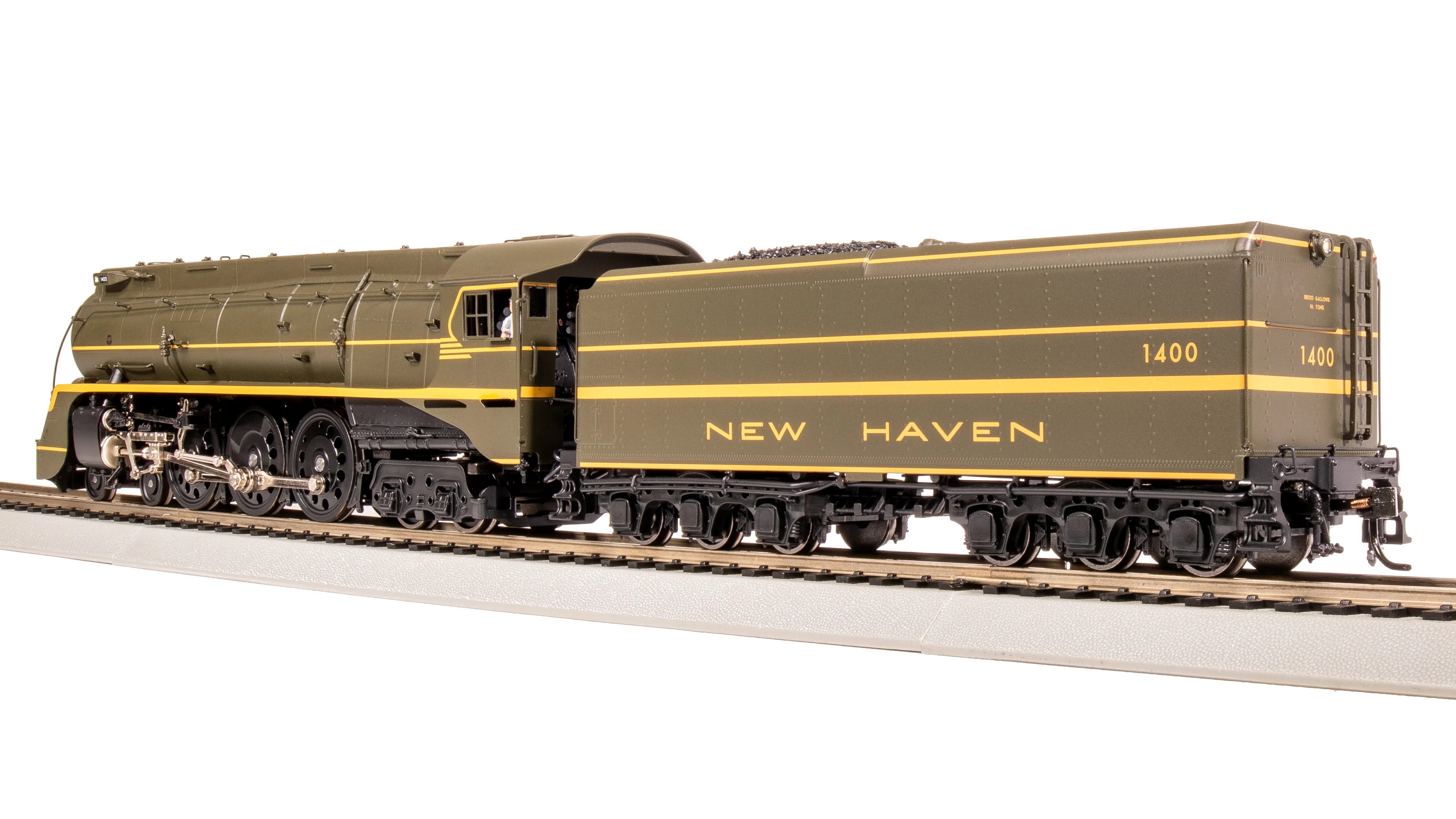 7876 New Haven I-5, #1400, Green Fantasy Scheme, Paragon4 Sound/DC/DCC, Smoke, HO - Image 8