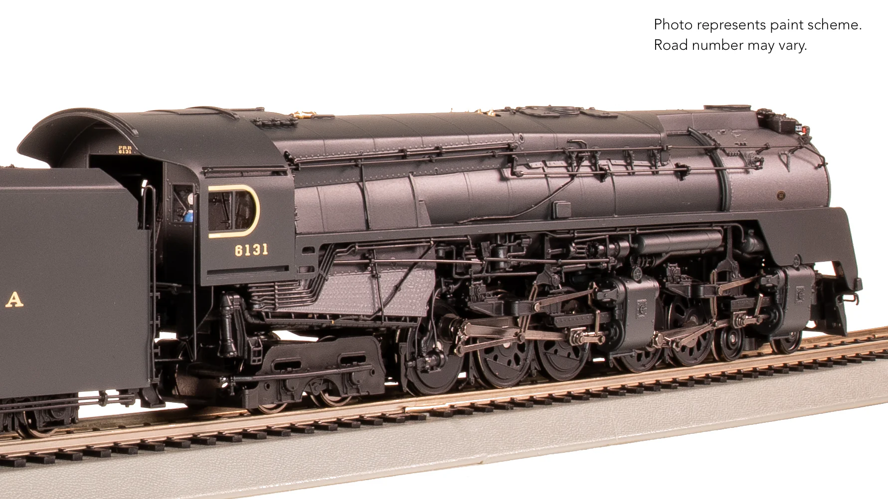 8052 PRR Q2 Duplex, 4-4-6-4, #6131, Prototype Version, 18,000 gallon tender, No-Sound / DCC-Ready, HO - Image 12