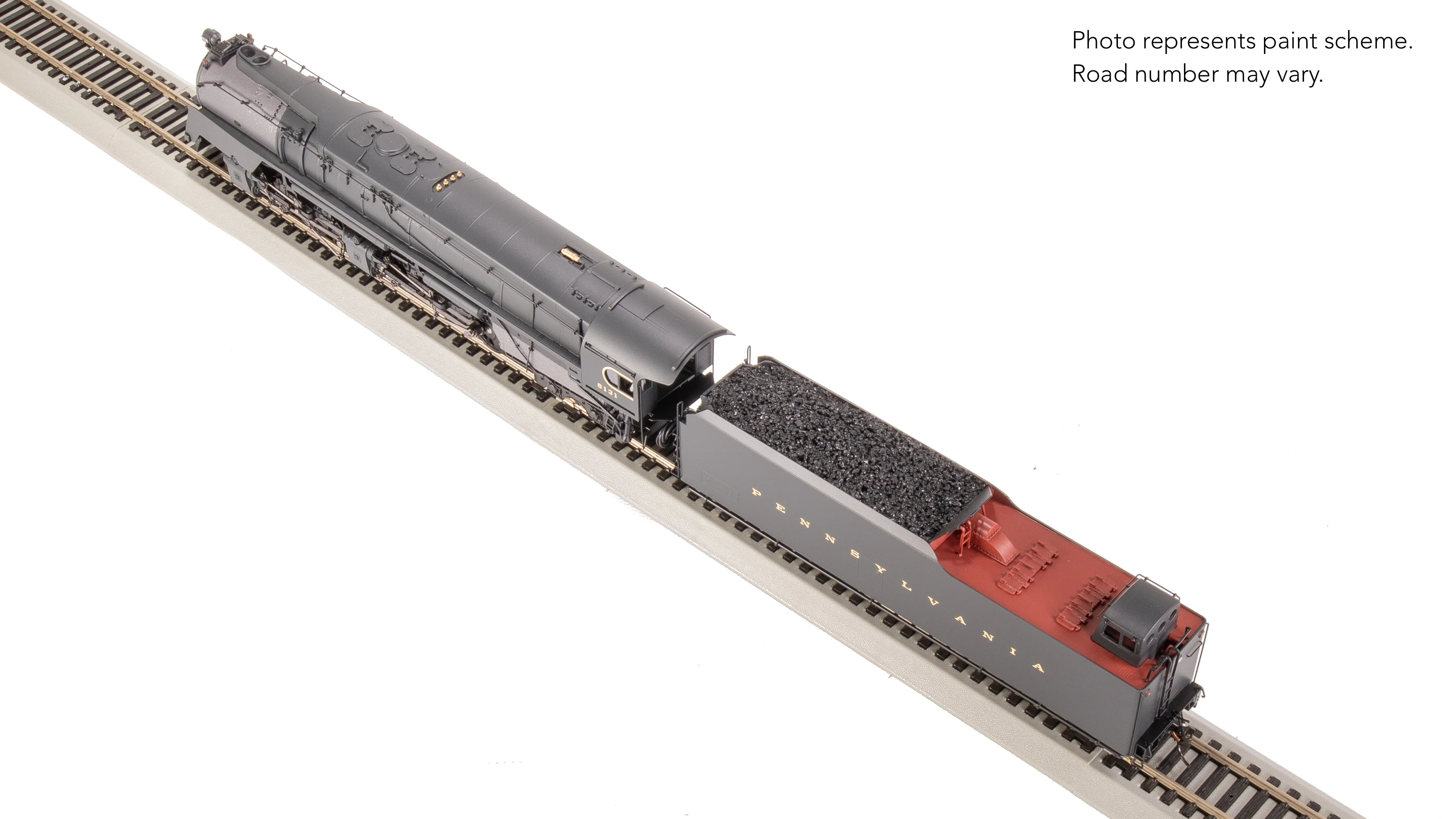8052 PRR Q2 Duplex, 4-4-6-4, #6131, Prototype Version, 18,000 gallon tender, No-Sound / DCC-Ready, HO - Image 26