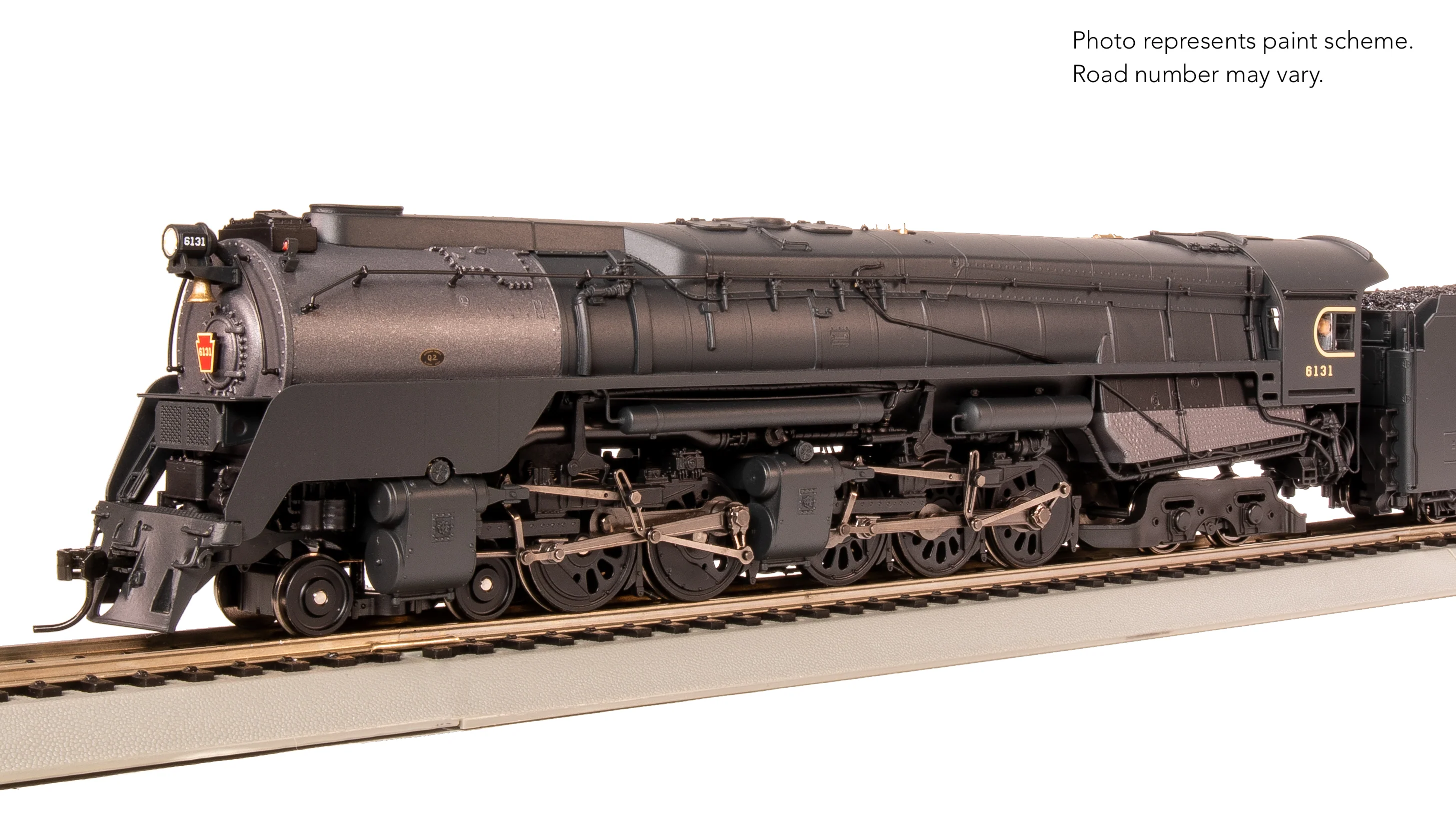 8052 PRR Q2 Duplex, 4-4-6-4, #6131, Prototype Version, 18,000 gallon tender, No-Sound / DCC-Ready, HO - Image 8