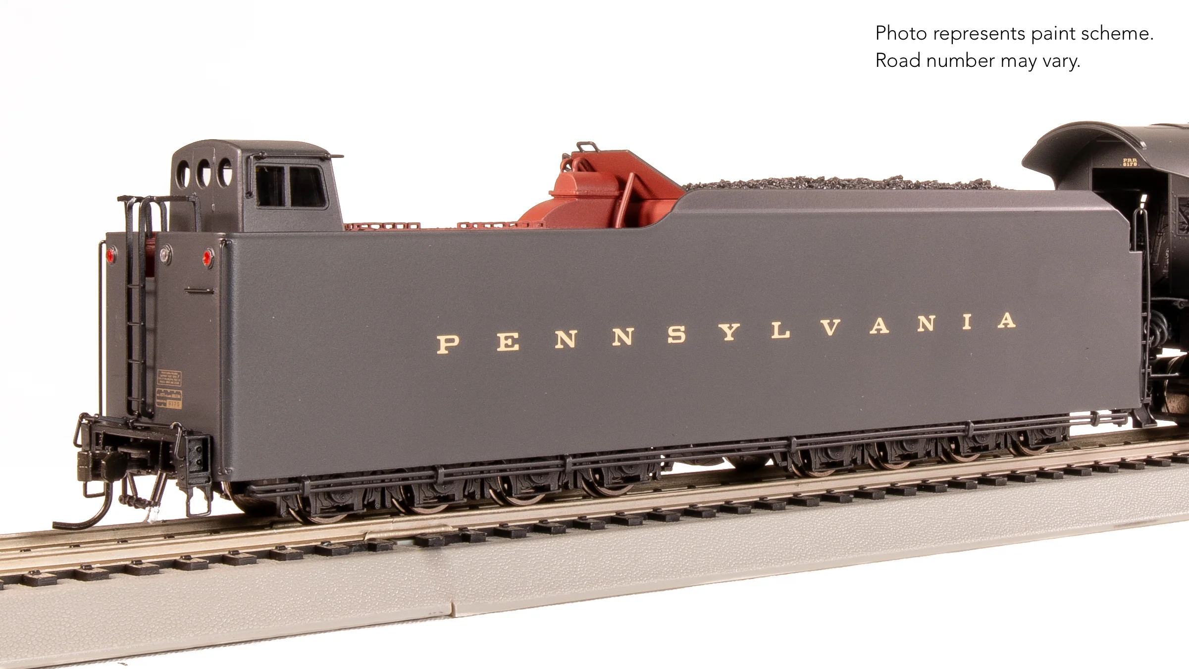 8053 PRR Q2 Duplex, 4-4-6-4, #6175, Production Version, 18,000 gallon tender, No-Sound / DCC-Ready, HO - Image 11