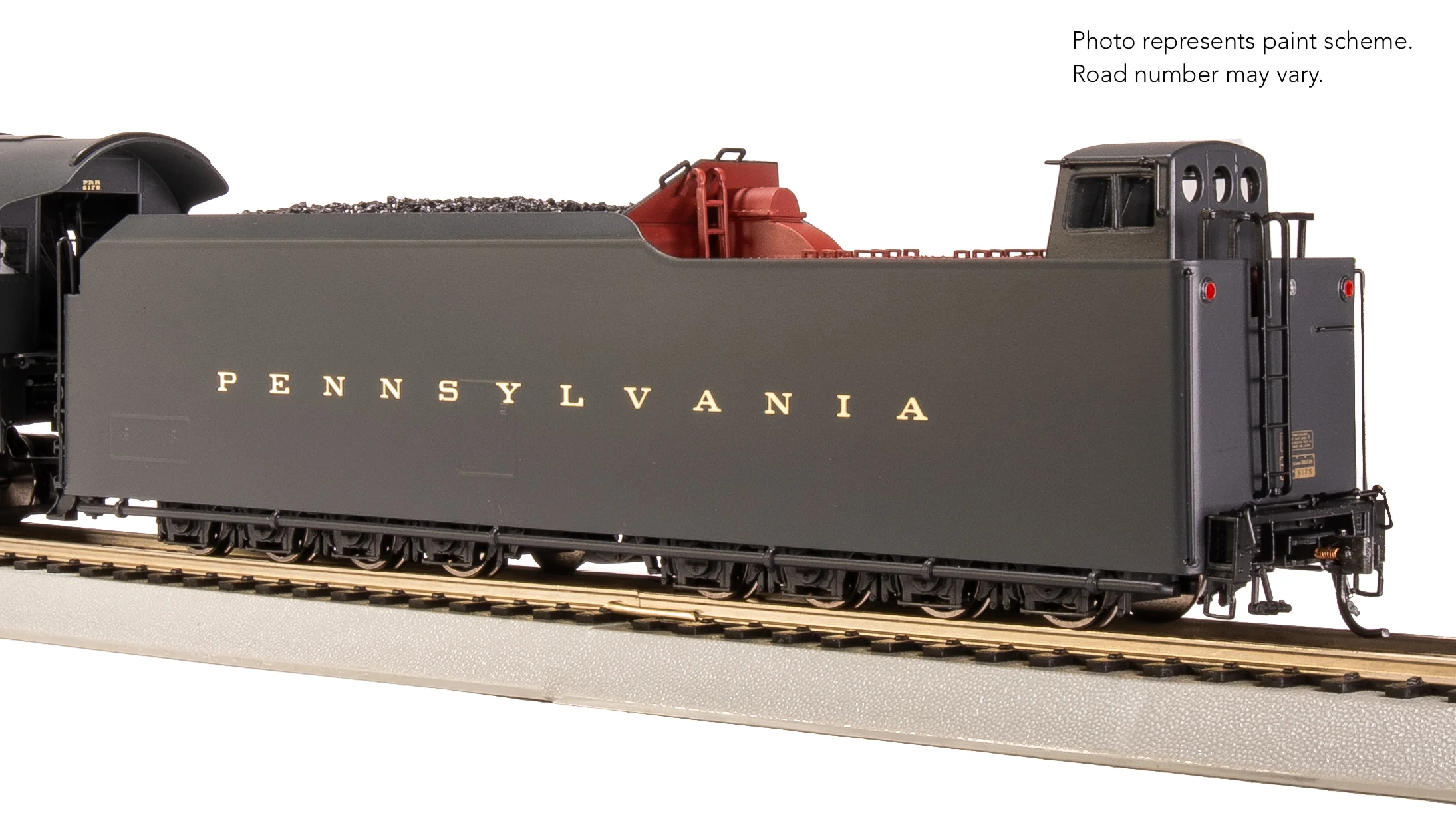 8053 PRR Q2 Duplex, 4-4-6-4, #6175, Production Version, 18,000 gallon tender, No-Sound / DCC-Ready, HO - Image 20
