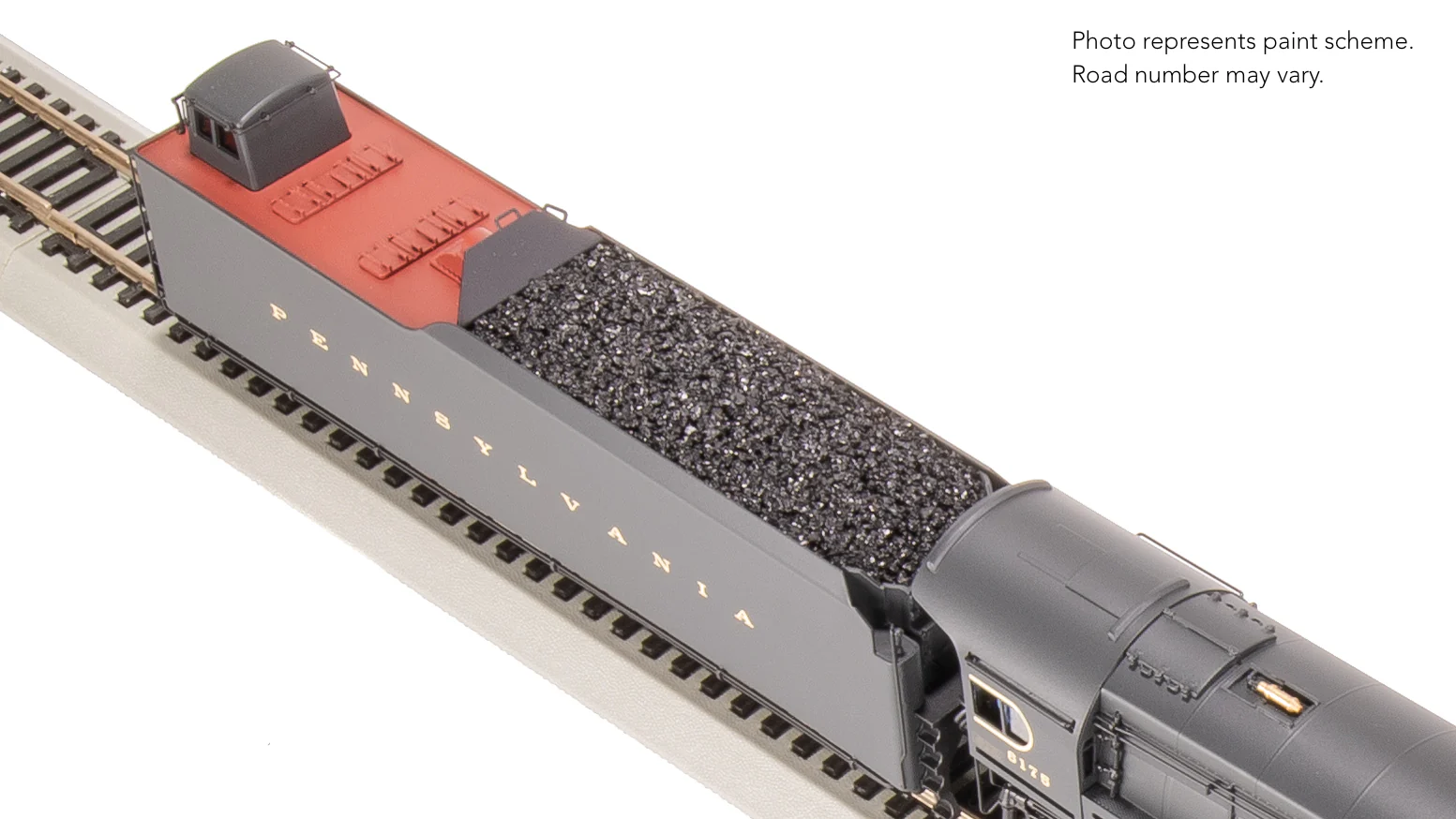 8053 PRR Q2 Duplex, 4-4-6-4, #6175, Production Version, 18,000 gallon tender, No-Sound / DCC-Ready, HO - Image 25