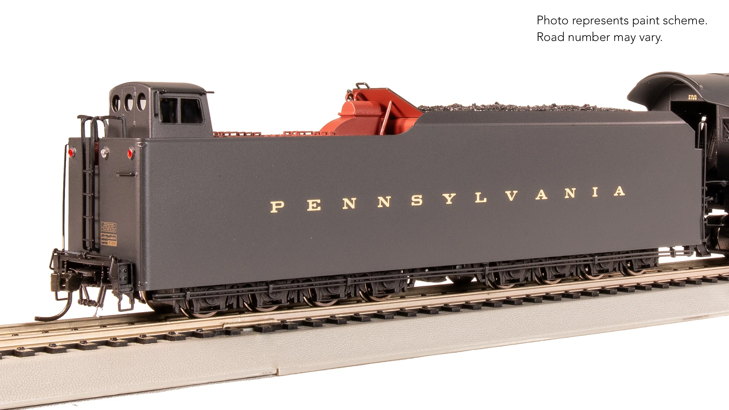 8055 PRR Q2 Duplex, 4-4-6-4, #6182, Production Version, 18,000 gallon tender, No-Sound / DCC-Ready, HO - Image 11