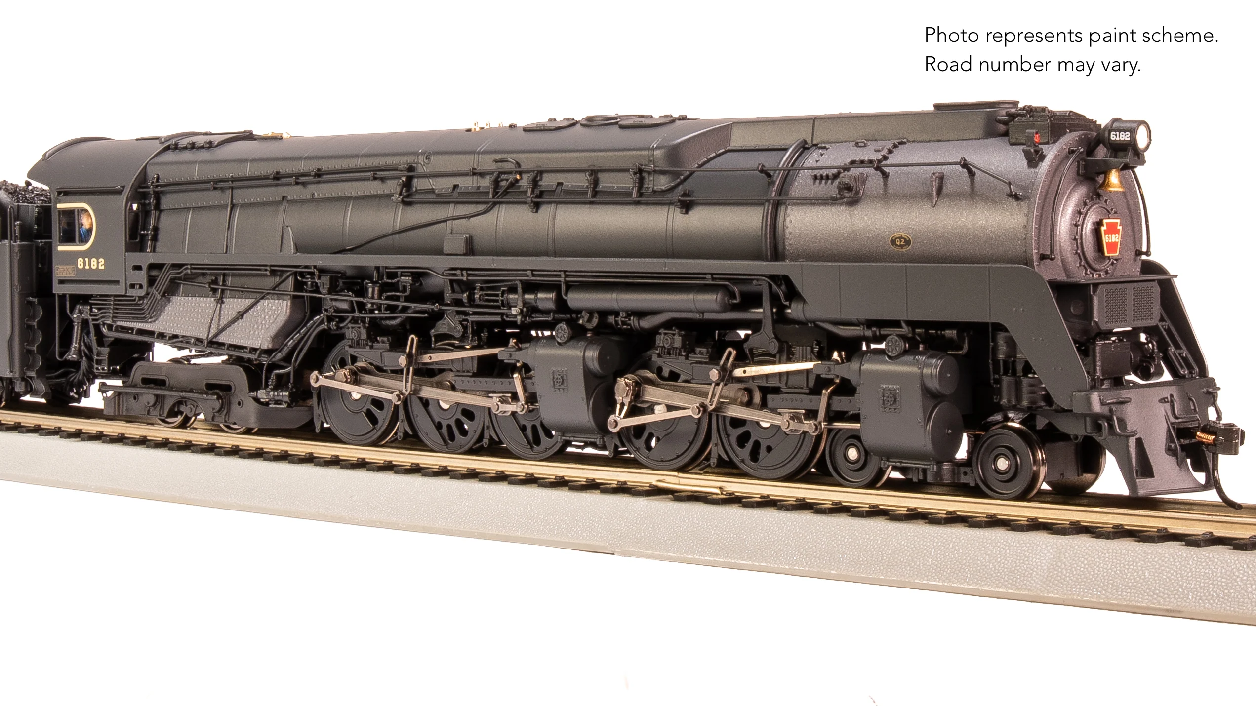 8055 PRR Q2 Duplex, 4-4-6-4, #6182, Production Version, 18,000 gallon tender, No-Sound / DCC-Ready, HO - Image 18