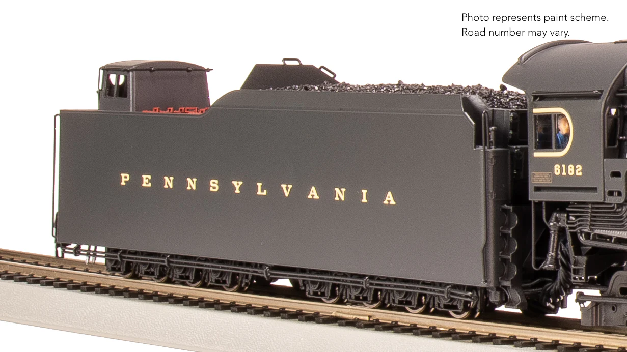 8055 PRR Q2 Duplex, 4-4-6-4, #6182, Production Version, 18,000 gallon tender, No-Sound / DCC-Ready, HO - Image 19