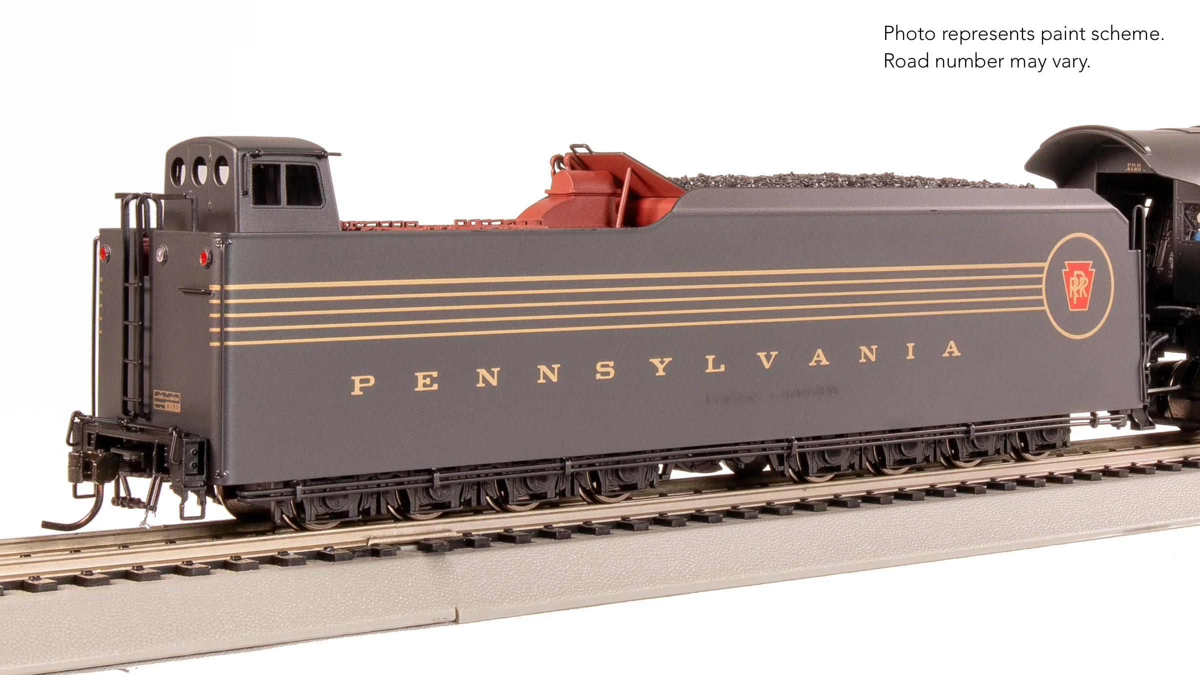 8056 PRR Q2 Duplex, 4-4-6-4, #6190, Prototype Version, DGLE 5-Stripe Fantasy Scheme, No-Sound / DCC-Ready, HO - Image 11
