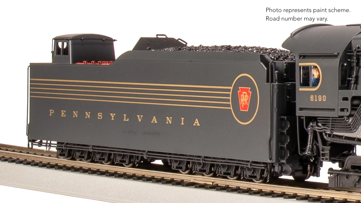 8056 PRR Q2 Duplex, 4-4-6-4, #6190, Prototype Version, DGLE 5-Stripe Fantasy Scheme, No-Sound / DCC-Ready, HO - Image 19