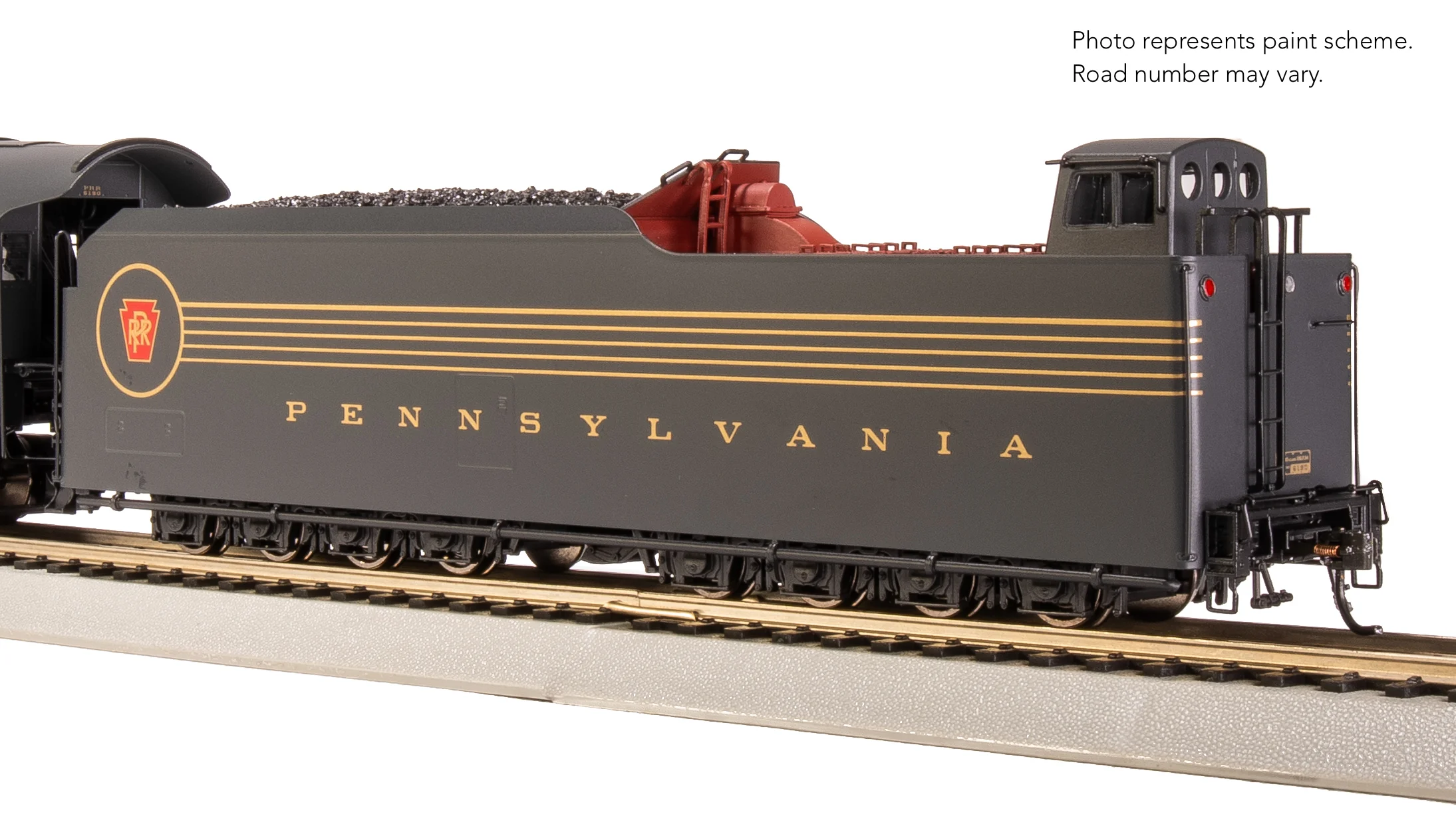 8056 PRR Q2 Duplex, 4-4-6-4, #6190, Prototype Version, DGLE 5-Stripe Fantasy Scheme, No-Sound / DCC-Ready, HO - Image 21