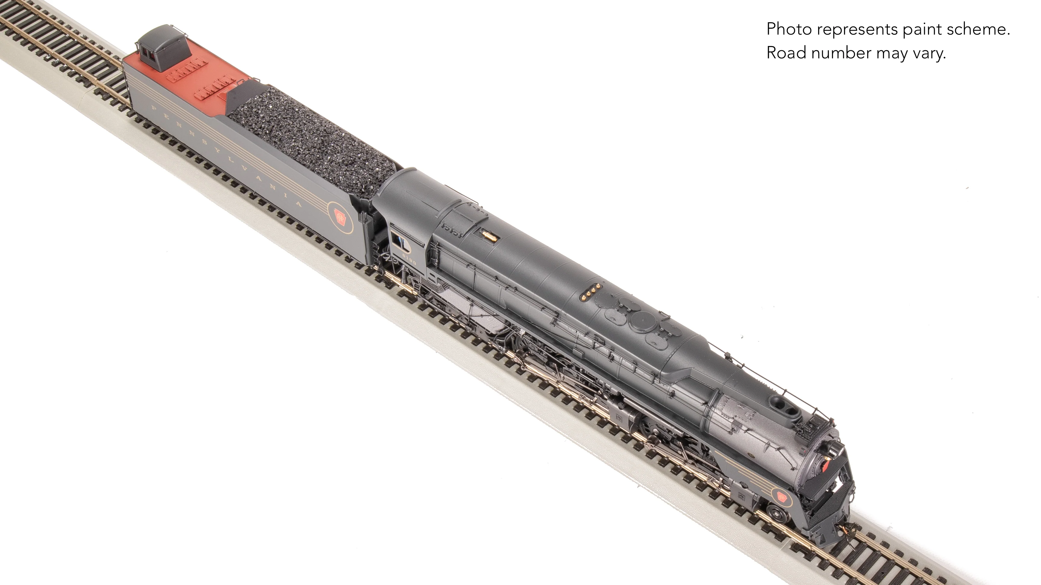 8056 PRR Q2 Duplex, 4-4-6-4, #6190, Prototype Version, DGLE 5-Stripe Fantasy Scheme, No-Sound / DCC-Ready, HO - Image 23