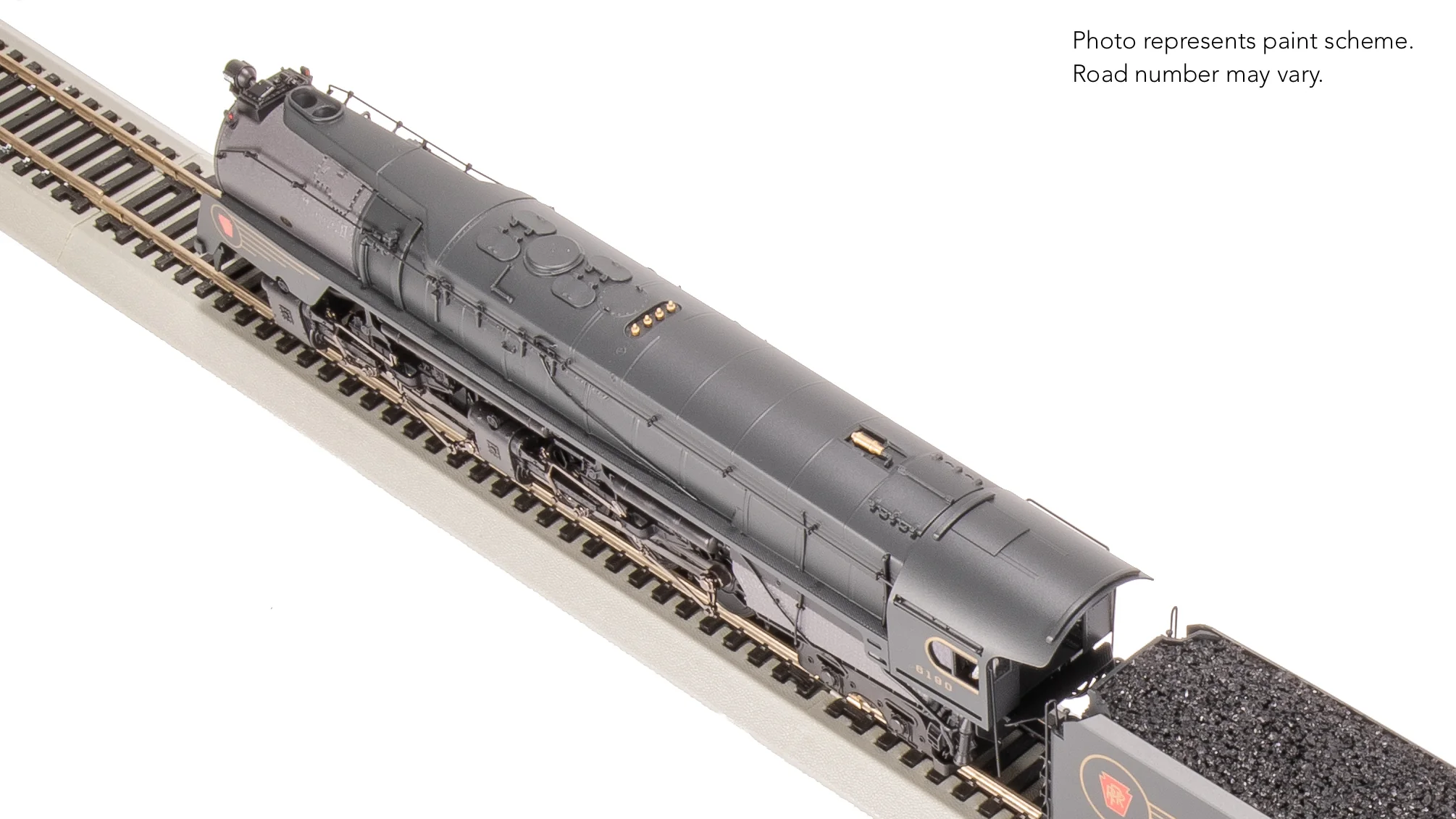 8056 PRR Q2 Duplex, 4-4-6-4, #6190, Prototype Version, DGLE 5-Stripe Fantasy Scheme, No-Sound / DCC-Ready, HO - Image 28