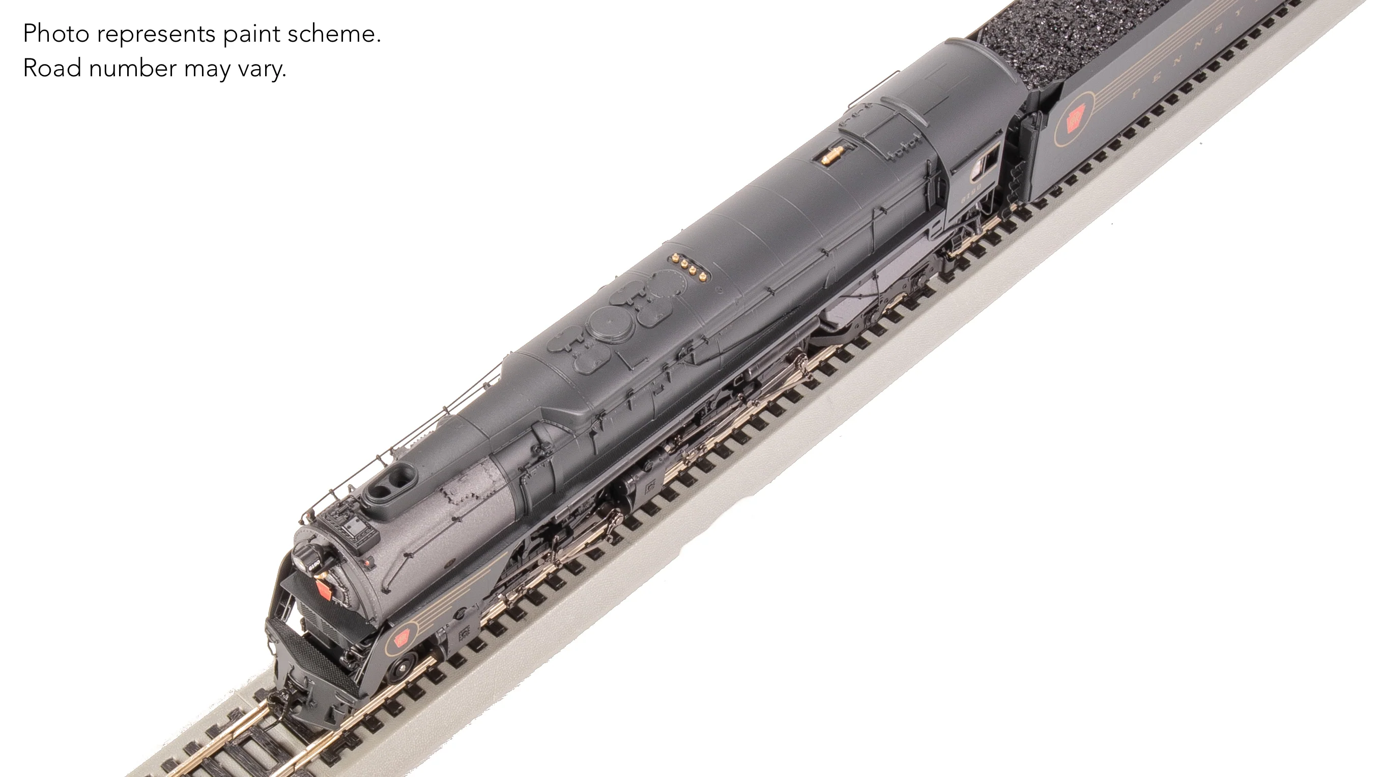 8056 PRR Q2 Duplex, 4-4-6-4, #6190, Prototype Version, DGLE 5-Stripe Fantasy Scheme, No-Sound / DCC-Ready, HO - Image 30